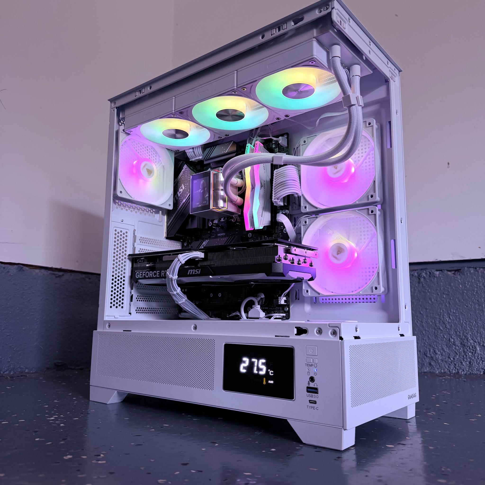 ⚪️"Polar Zenith "⚪️| 4k Gaming | RTX 4070 Ti Super 16GB | Ryzen 5 7600 | 32B DDR5 Ram | 2TB NVMe