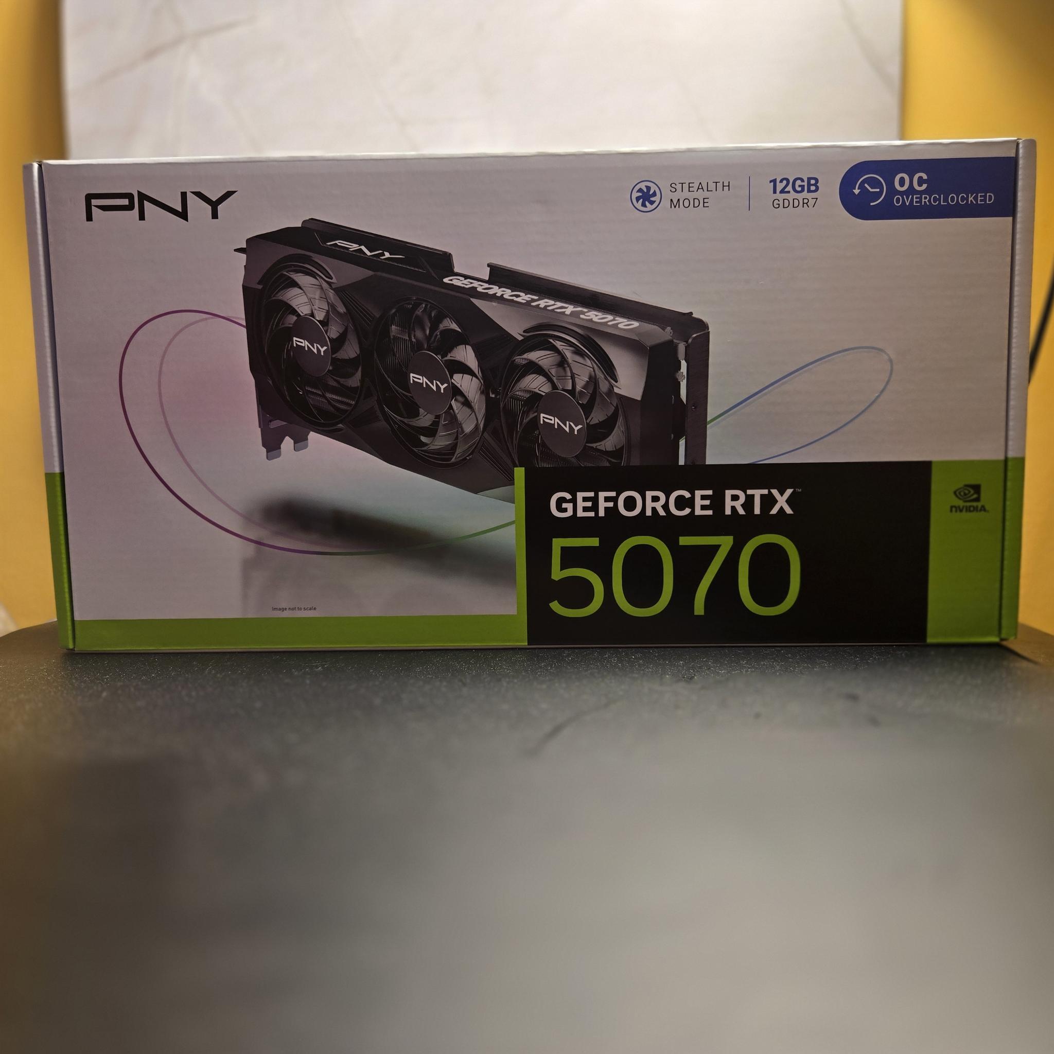 PNY RTX 5070 Overclocked - BNIB