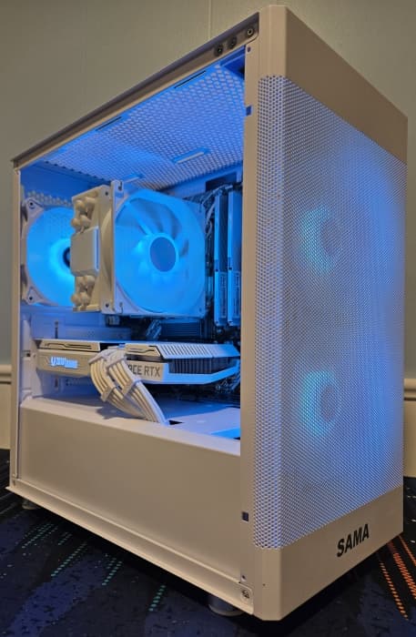1080/1440p Gaming PC - 5600 | RTX 3060 12GB | 32GB DDR4 | ITB SSD | Wifi/BT | Win 11 Pro