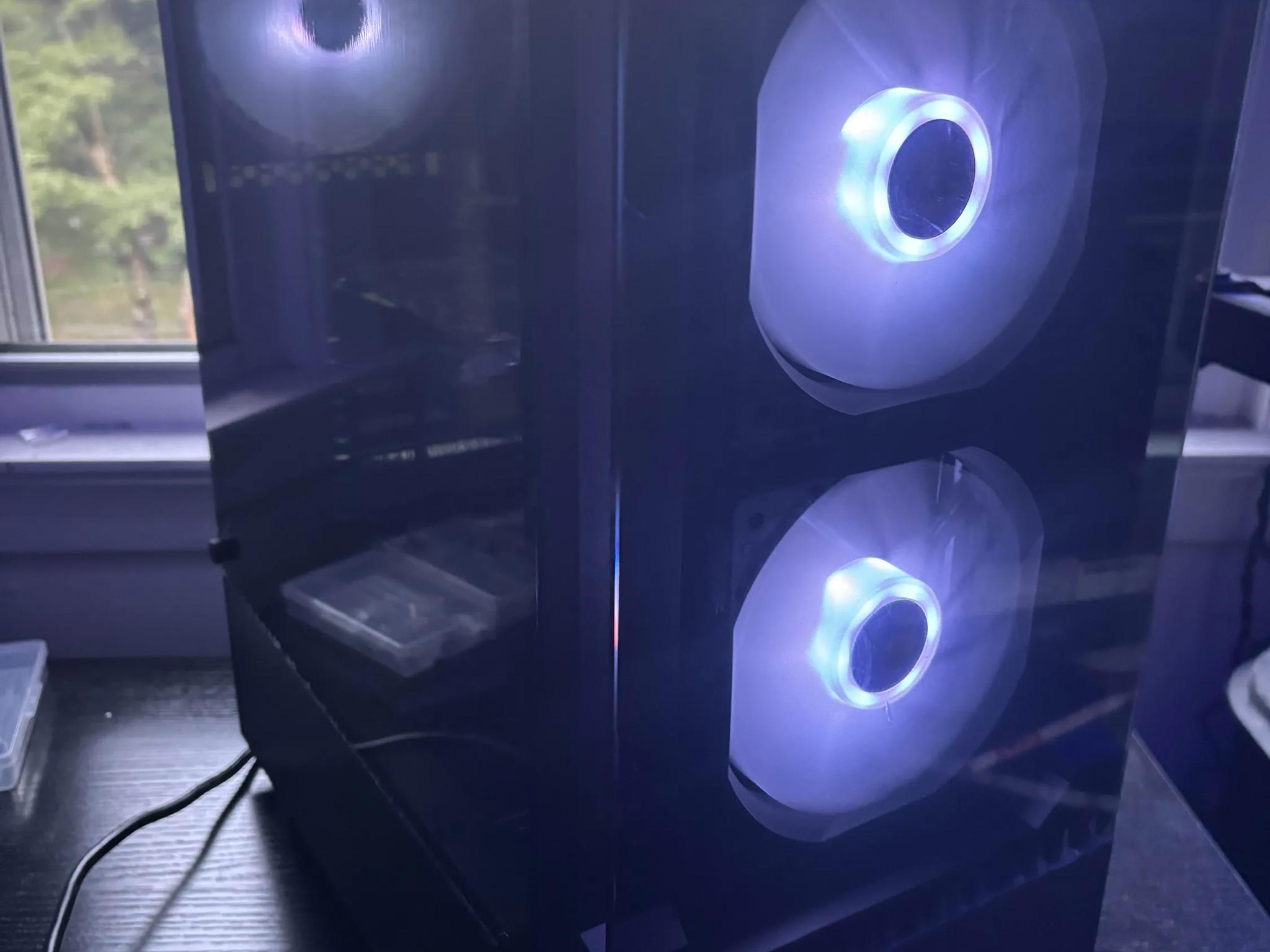 GAMING PC i5 8GB NVIDIA GTX 950 RGB Lighting RGB Fans Computer