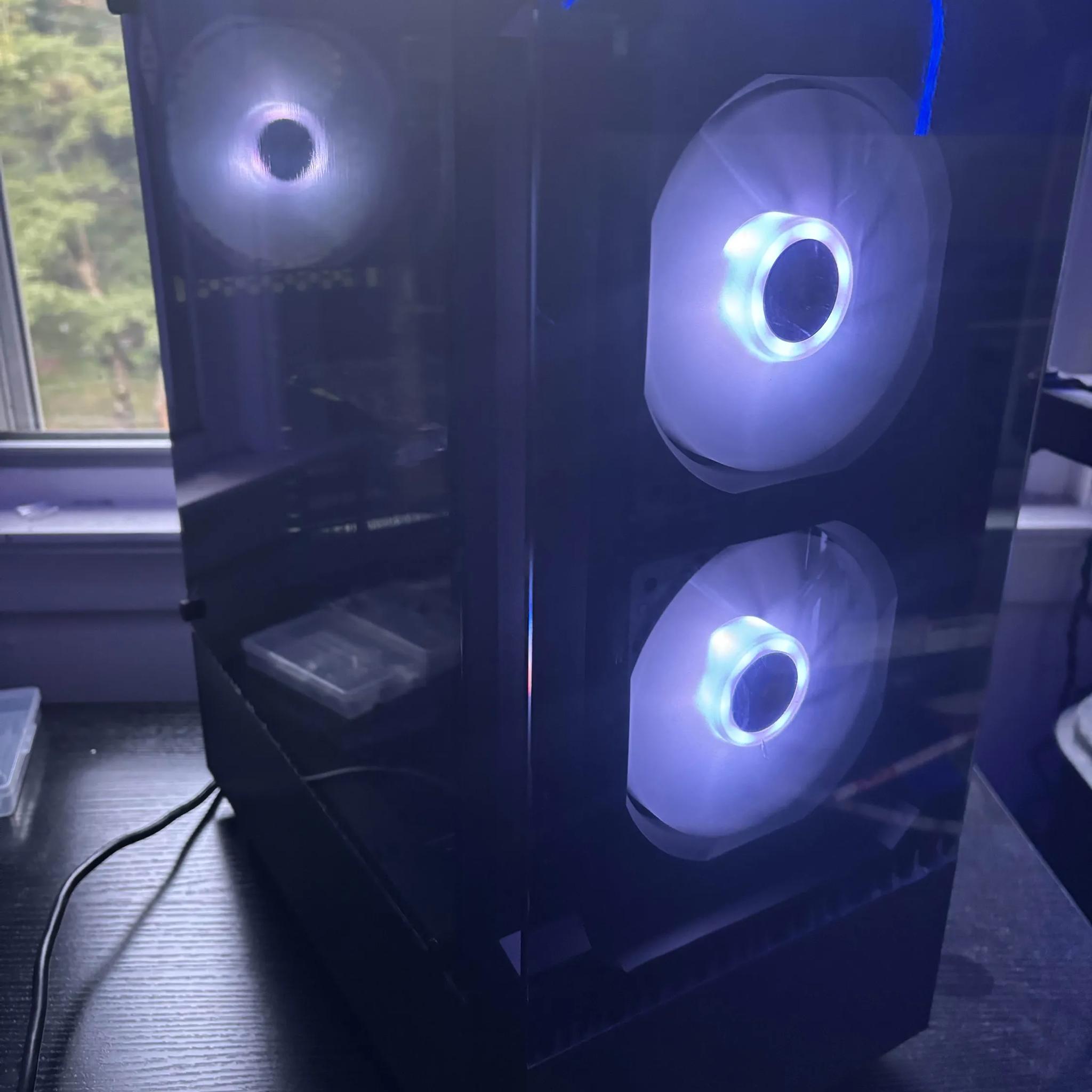 GAMING PC i5 8GB NVIDIA GTX 950 RGB Lighting RGB Fans Computer