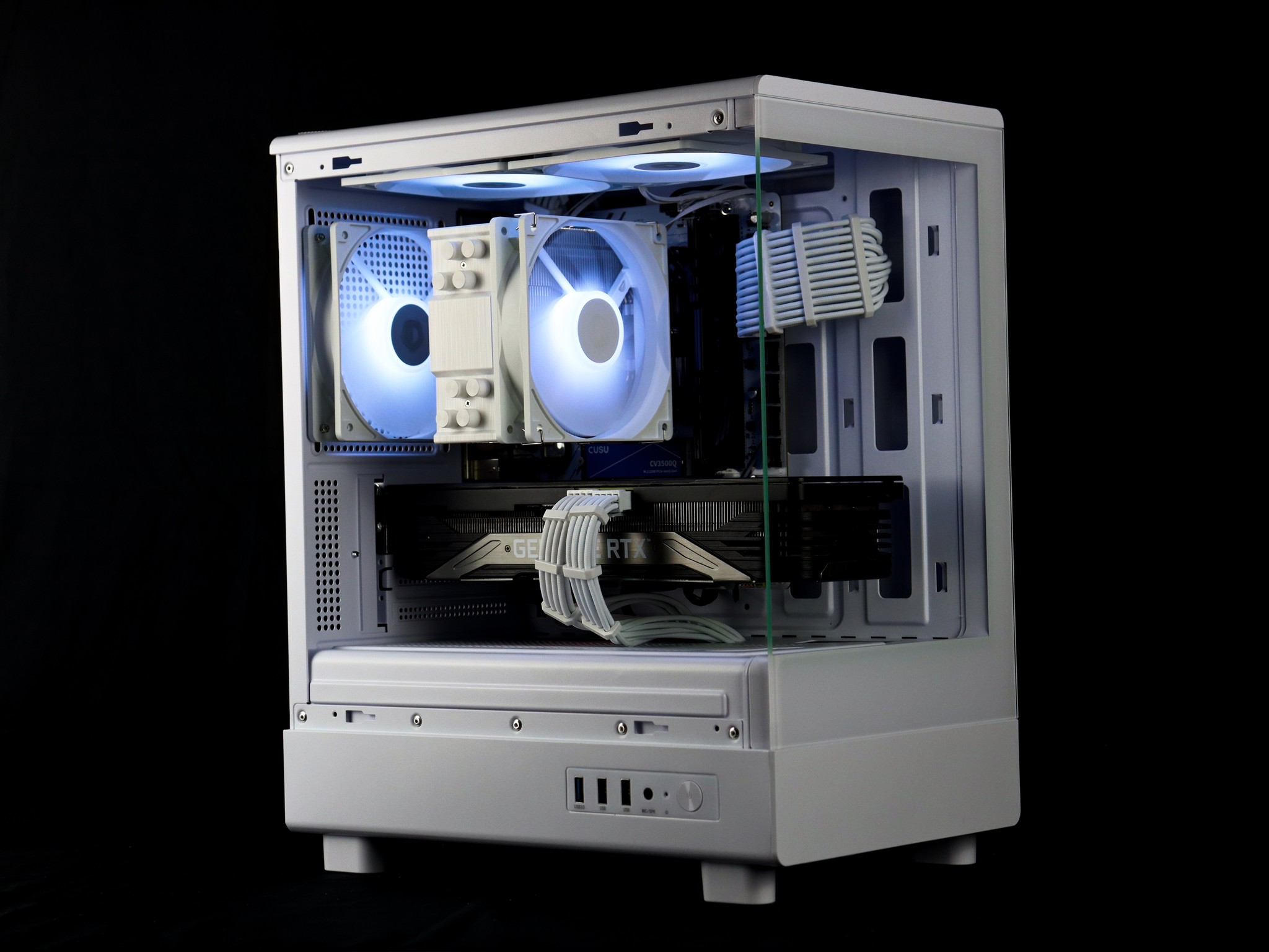 🧊❄️🧊 White Gaming PC – RTX 3070, Ryzen 7 3700X, 16GB RAM, 1TB NVMe SSD - WiFi, BlueTooth - 🧊❄️🧊