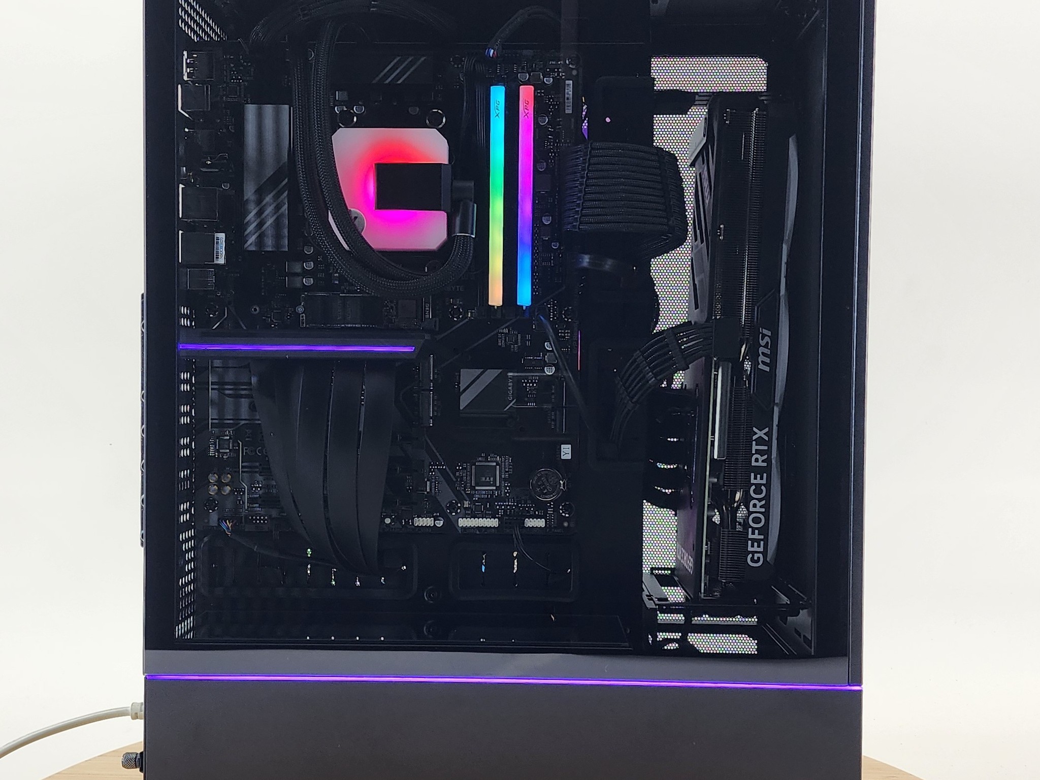 Gaming PC Ryzen 7 7700X 32GB RAM 1TB SSD RTX 4070 Ti 12GB Windows 11 Computer
