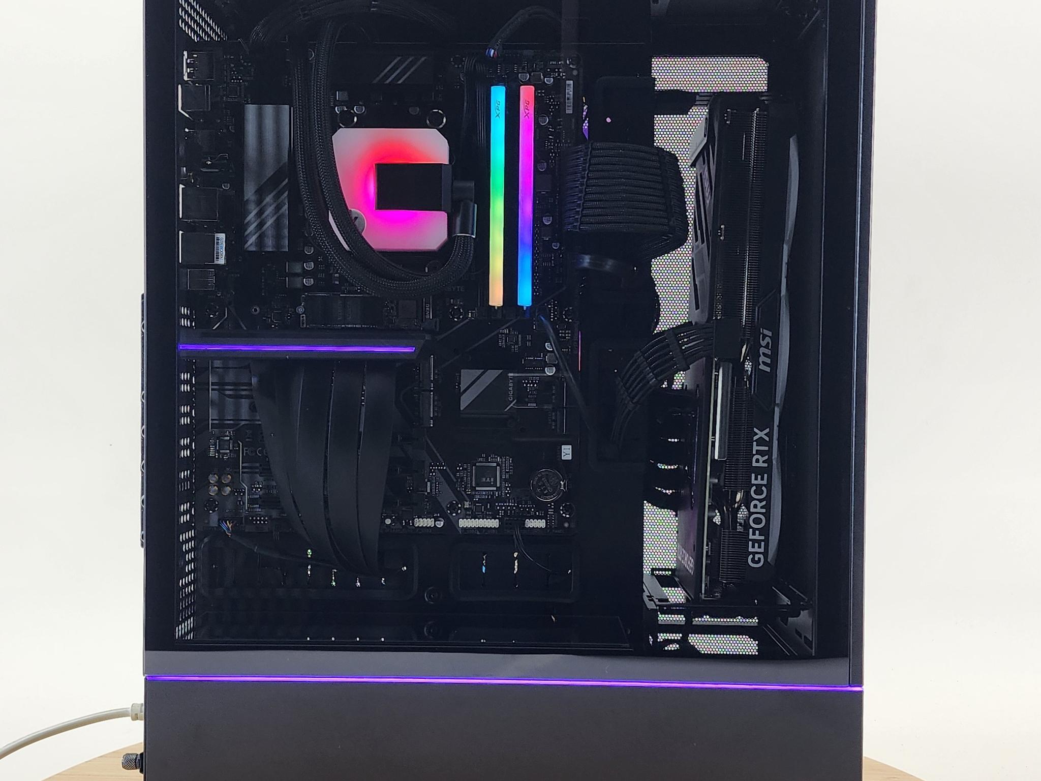 Gaming PC Ryzen 7 7700X 32GB RAM 1TB SSD RTX 4070 Ti 12GB Windows 11 Computer