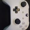 White Xbox One Controller With Triger locks & grips