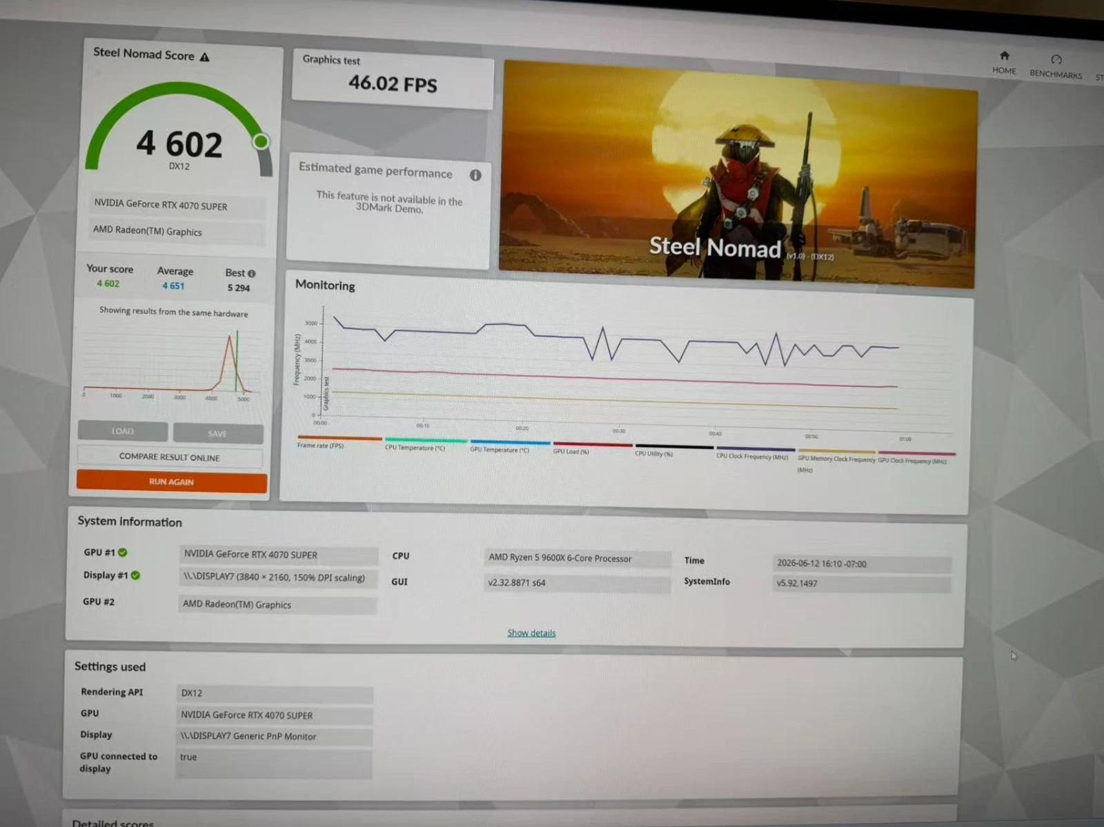 MSI GeForce RTX 4070 SUPER 12GB OC Ventus 2X GDDR6X PCI Express Graphics, GPU