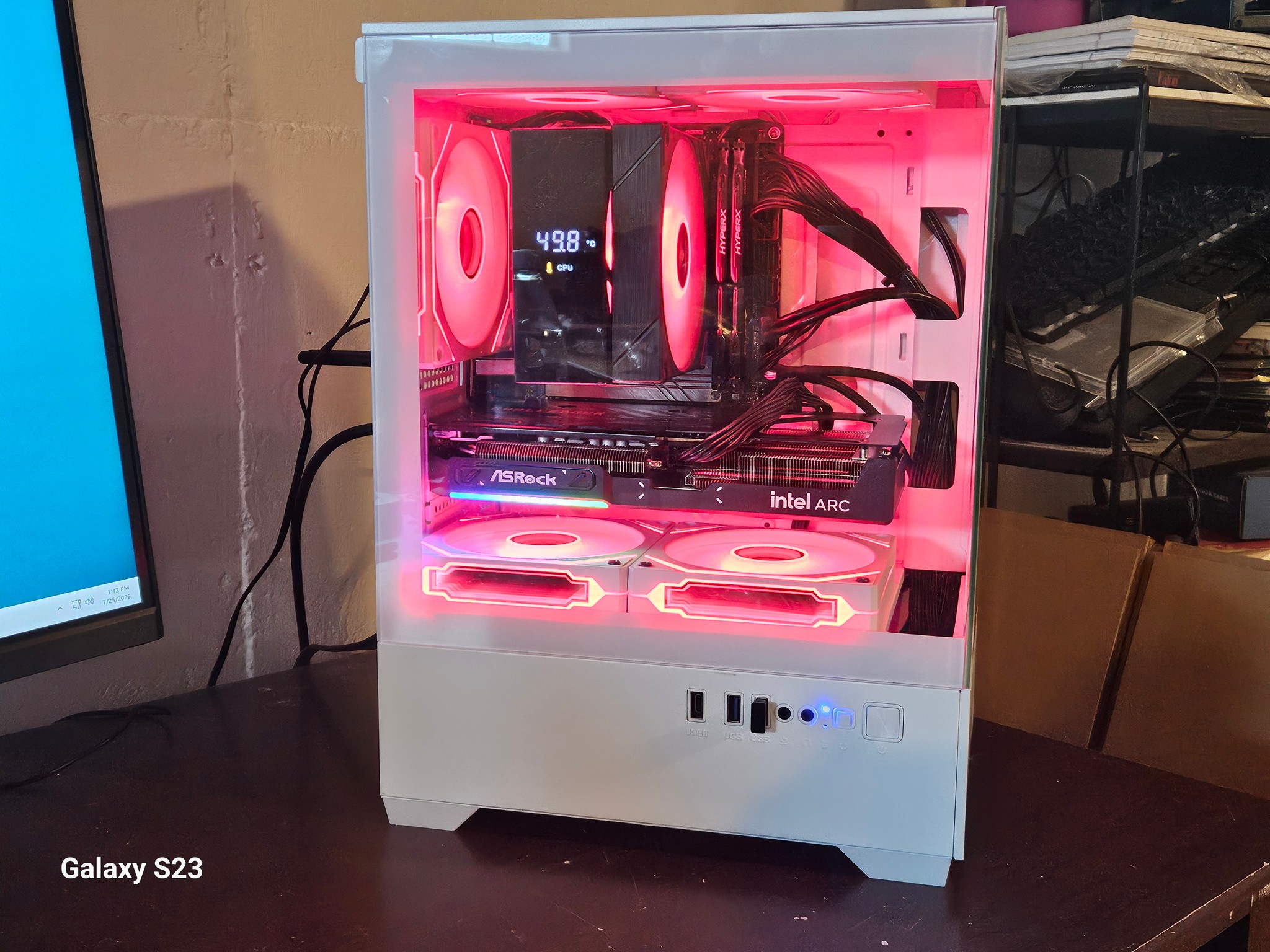 🔥 Ryzen 5 5500 + Arc B570 Gaming PC | 32GB RAM | 1TB Gen3 NVMe SSD | ARGB Build | Ready to Game!