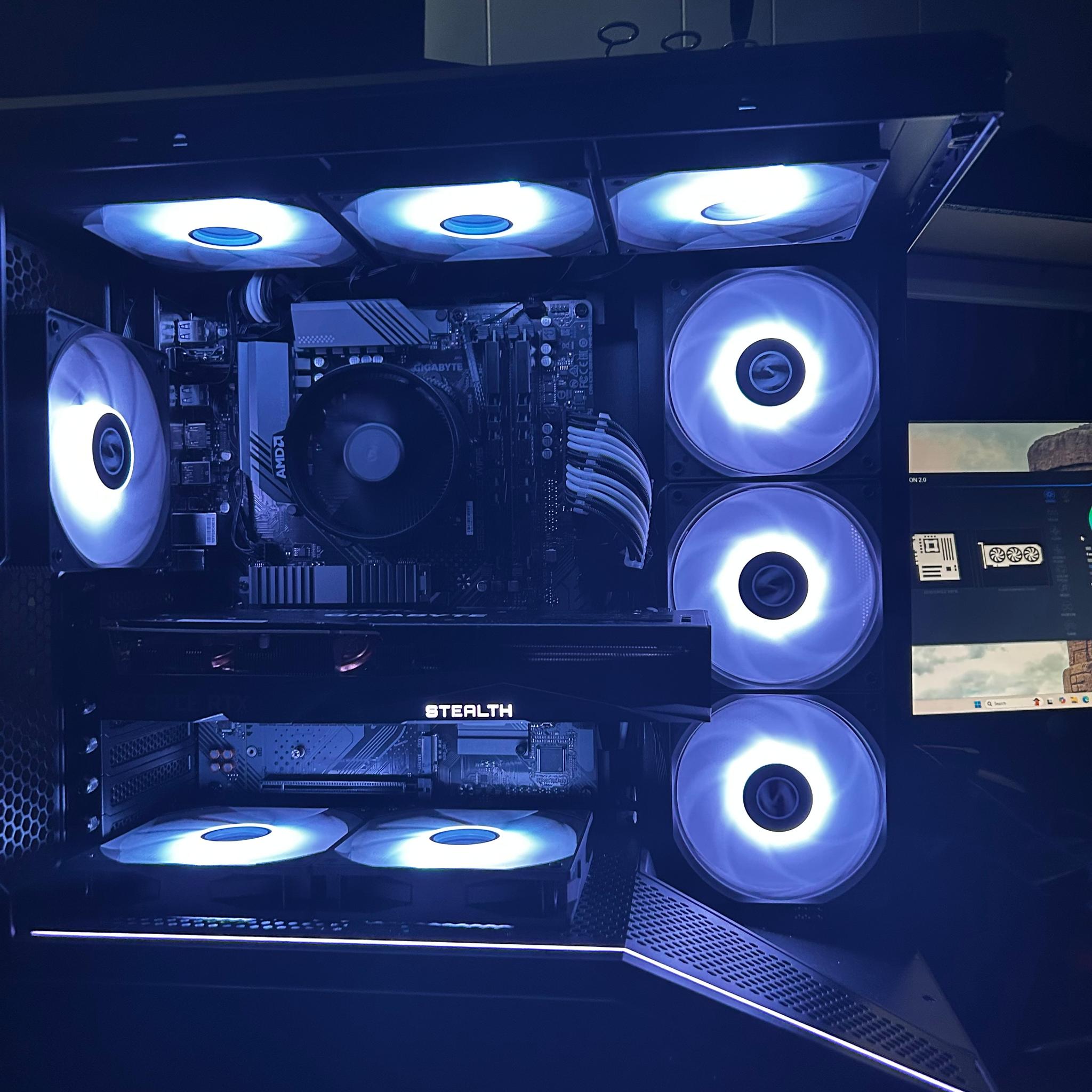 🔵|RTX 3070| Ryzen 5| 🌈ARGB 🌈|16gigabytes Ram| Gaming/Streaming Pc|🔵