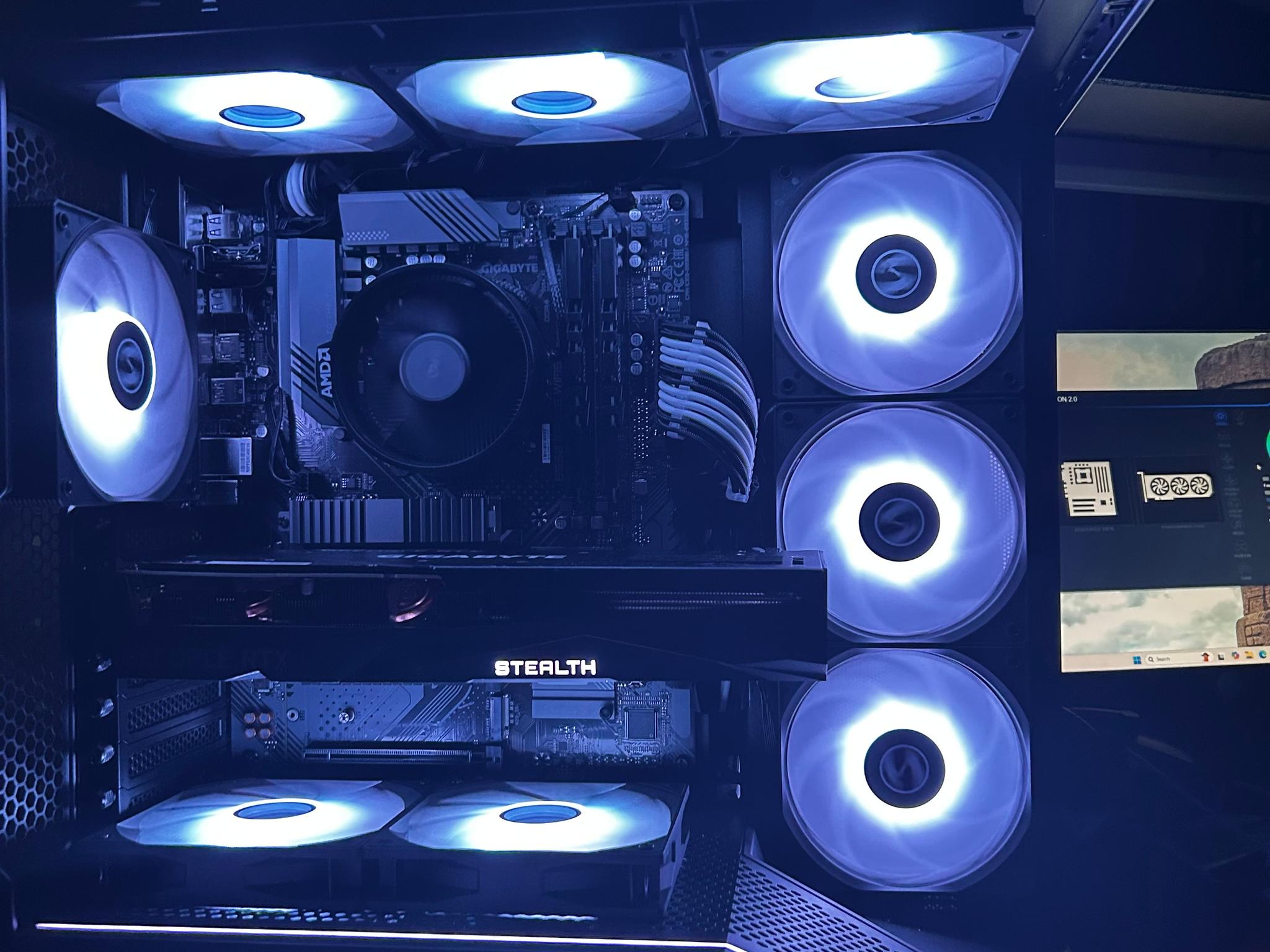 🔵|RTX 3070| Ryzen 5| 🌈ARGB 🌈|16gigabytes Ram| Gaming/Streaming Pc|🔵