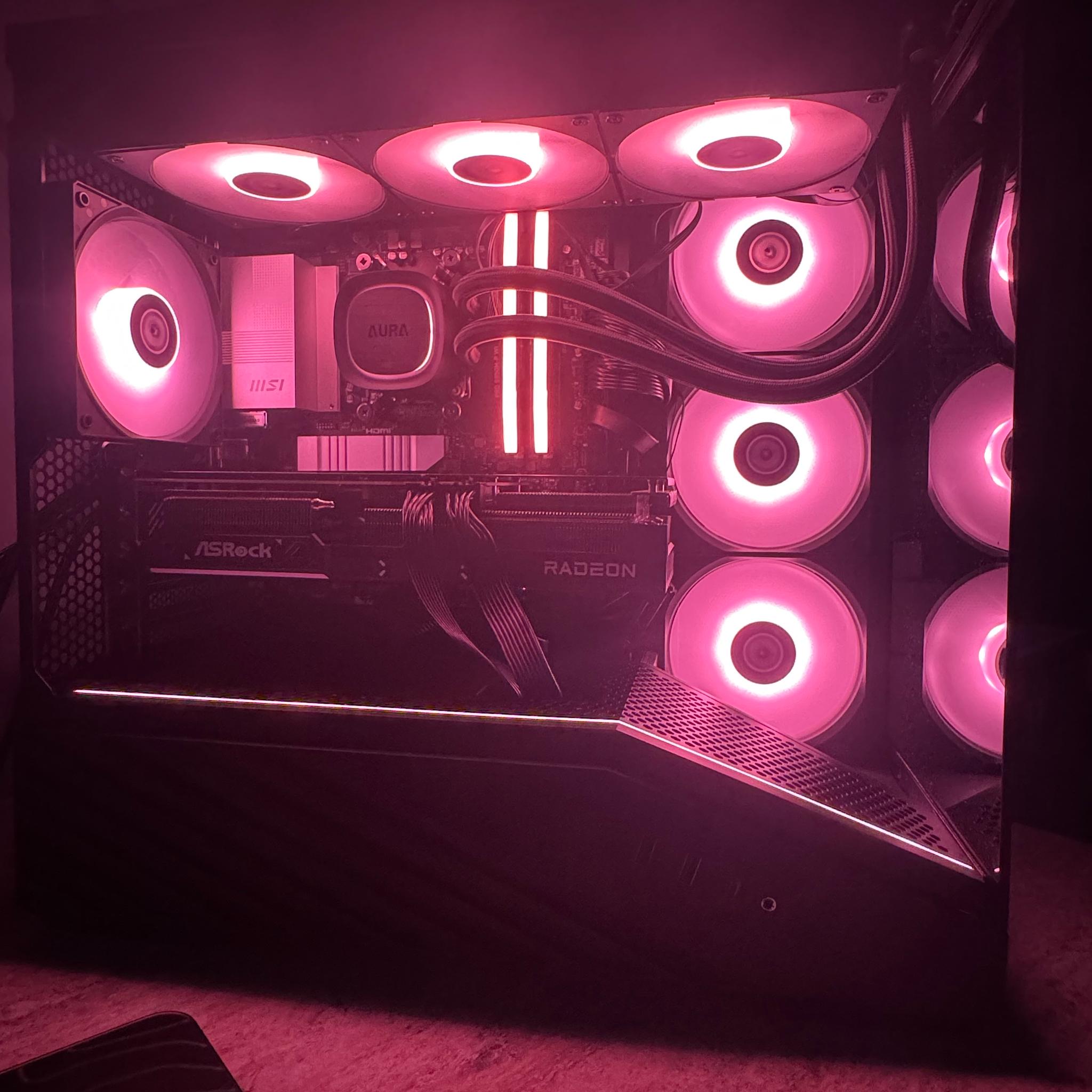 High-End Gaming PC – Ryzen 7 9800X3D | RX 9070 XT 16GB | 32GB DDR5 | 2TB Gen4 NVMe