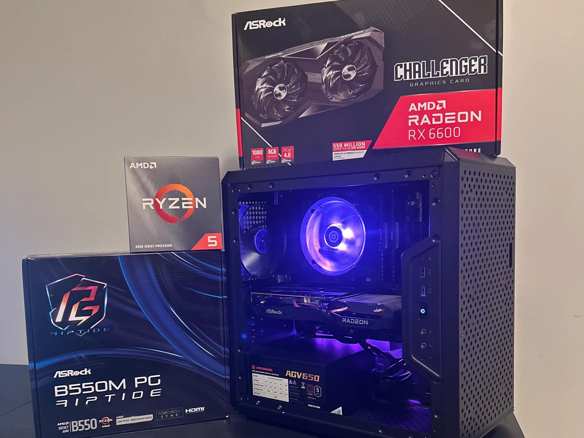 Budget Gaming Pc⚡RX 6600⚡Ryzen 5 4500