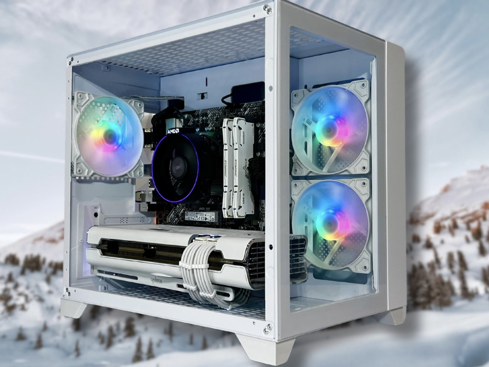 ❄️ AMD RX 5700 XT, AMD Ryzen 5 (6 Cores) | Gaming PC ❄️