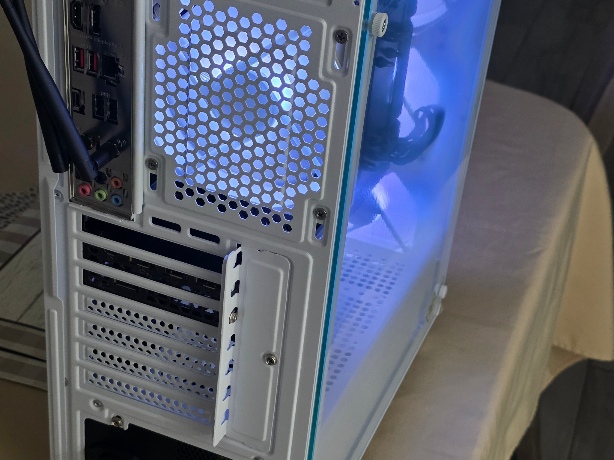 White Custom Gaming PC Build-DDR5- Intel Core 5 13th Gen
