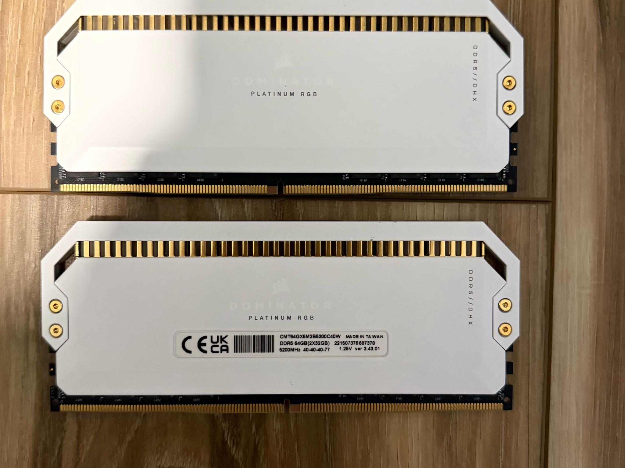 Corsair Platinum Dominator 64gb DDR5(2x32)