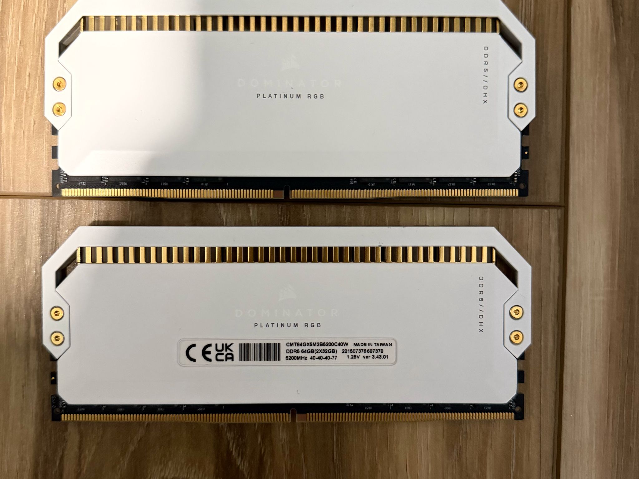 Corsair Platinum Dominator 32gb DDR5 Ram