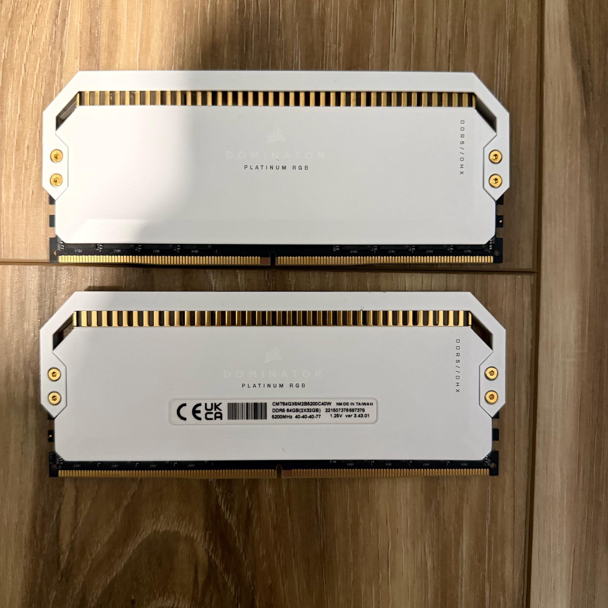 FREE SHIPPING Corsair Platinum Dominator 64gb DDR5(2x32)