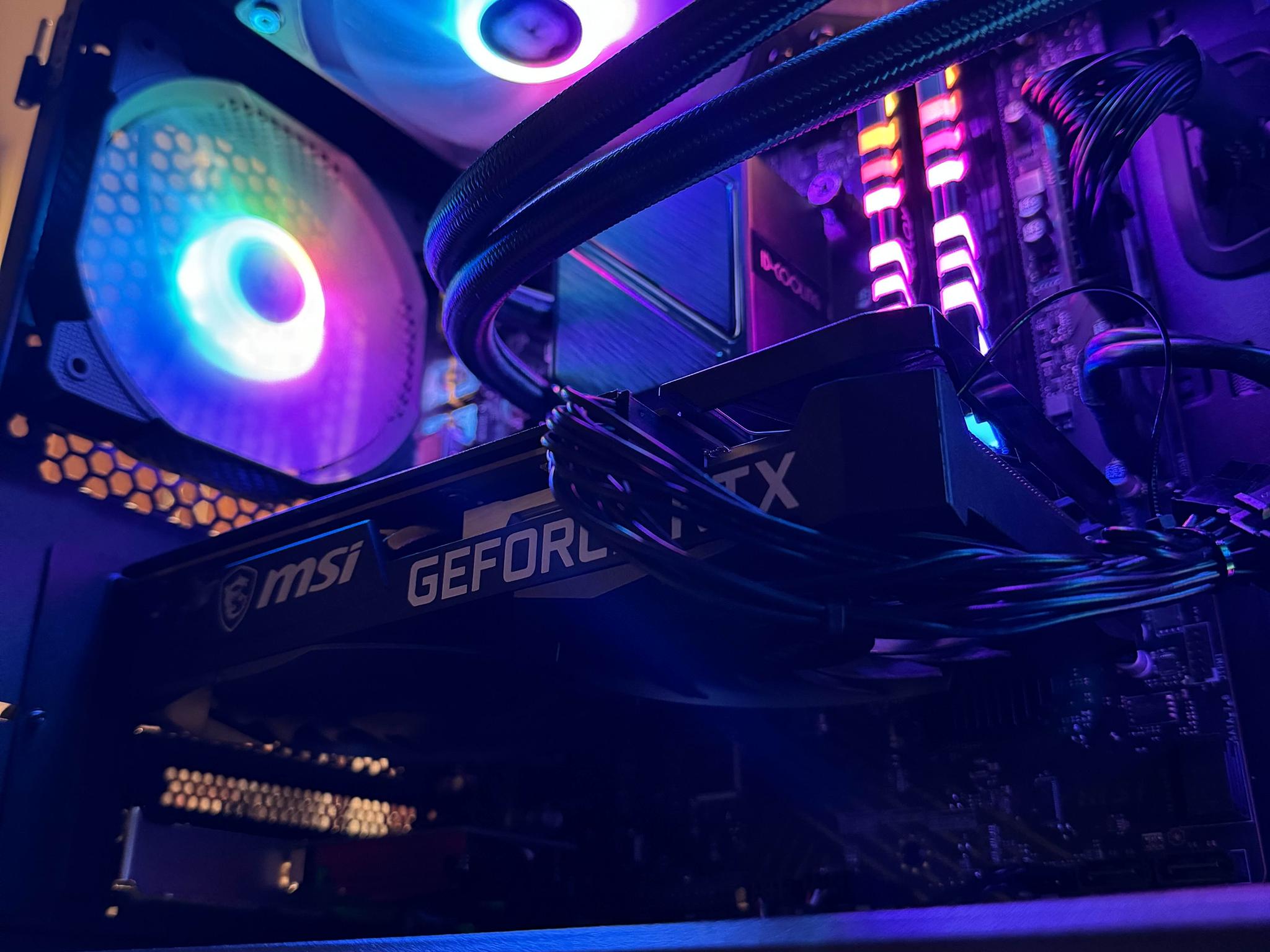 Zirconia💎 Intel 13100f 32GB DDR4 RTX 3060 Ti 1TB NVME SSD Gaming, Streaming and Content Computer