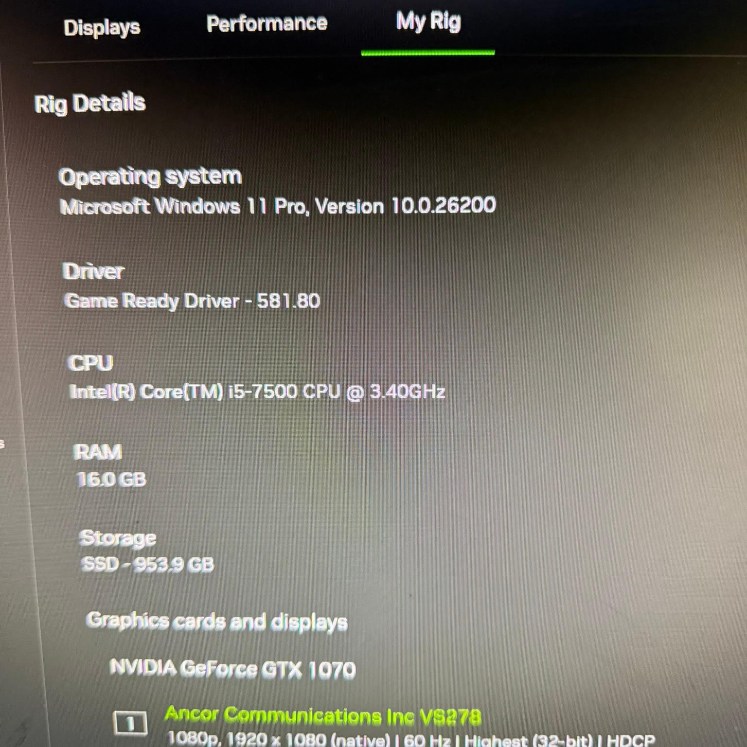 BUDGET BOSS | GTX 1070 | Intel i5 7500 | 1TB NVMe | Wifi