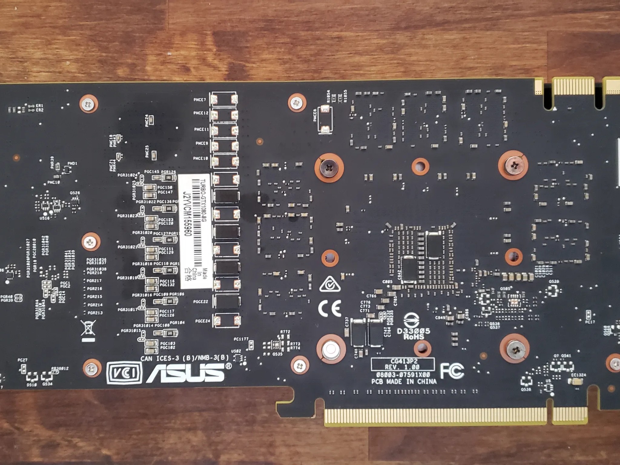 Asus Turbo-GTX 1080-8G graphics card