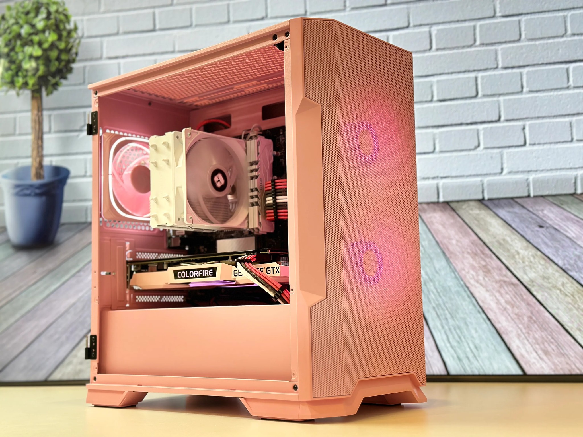 🌸Rose 🌸Gaming PC🌸Nvidia GTX 1660 Super 🌸AMD Ryzen 5 3500X🌸 16GB DDR4🌸1TB SSD NVME