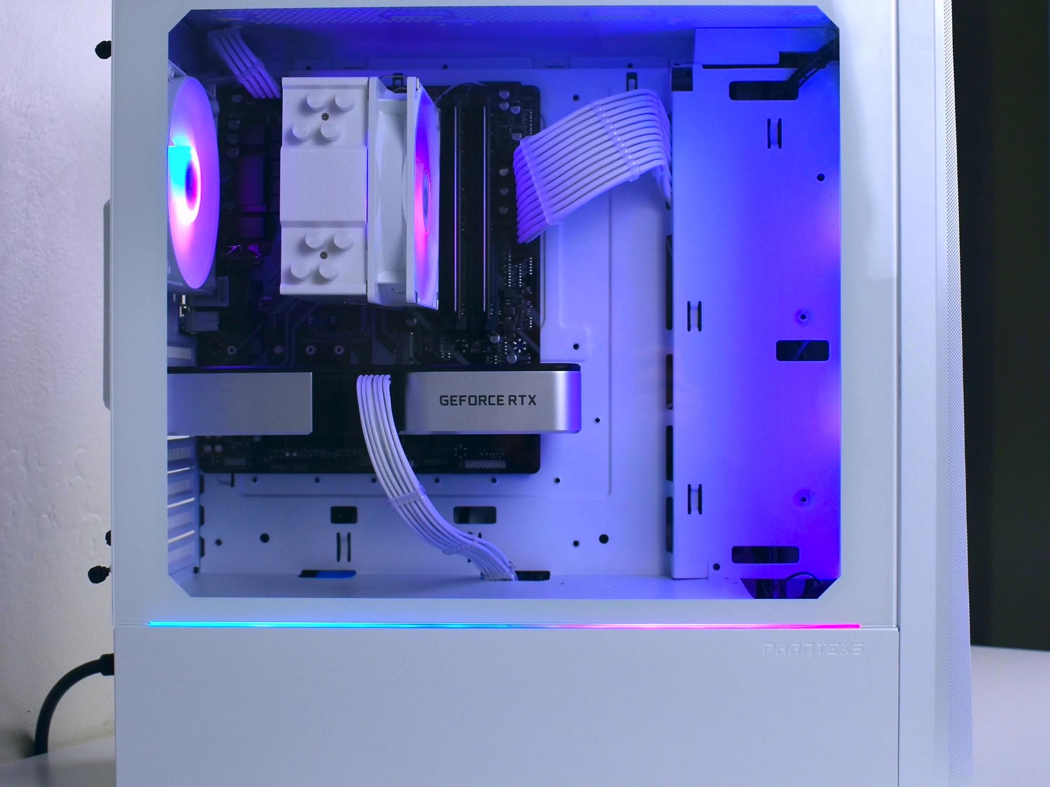 EXCELLENT Streaming/Gaming PC NVIDIA RTX 3060Ti, Ryzen 5600, 32GB RAM, WiFi | Forge Hercules (White)
