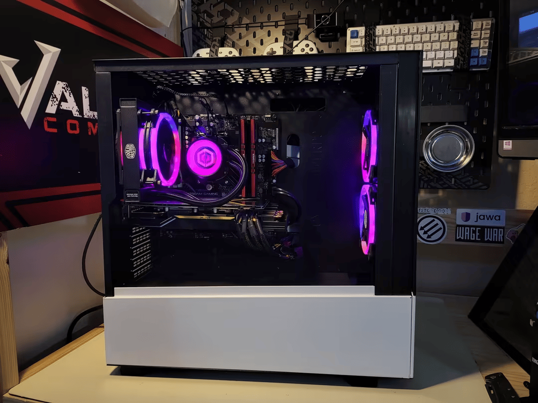 AMD Ryzen 7 3700x (8 core), RX 5700xt, Liquid / water cooled, 16 gigs of ram HW banned in fortnite