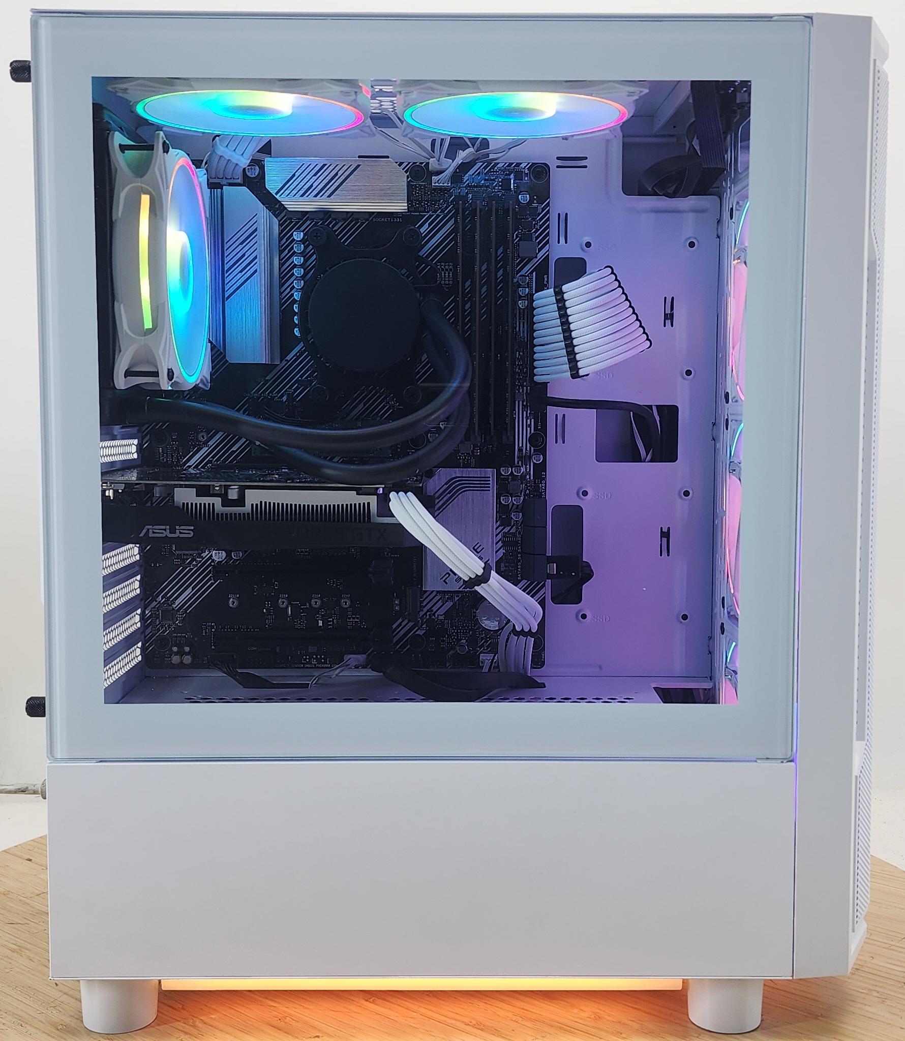Gaming PC Ryzen 5 5500 16GB RAM 128GB SSD+500GB HDD GTX 1650 4GB Win11 Computer