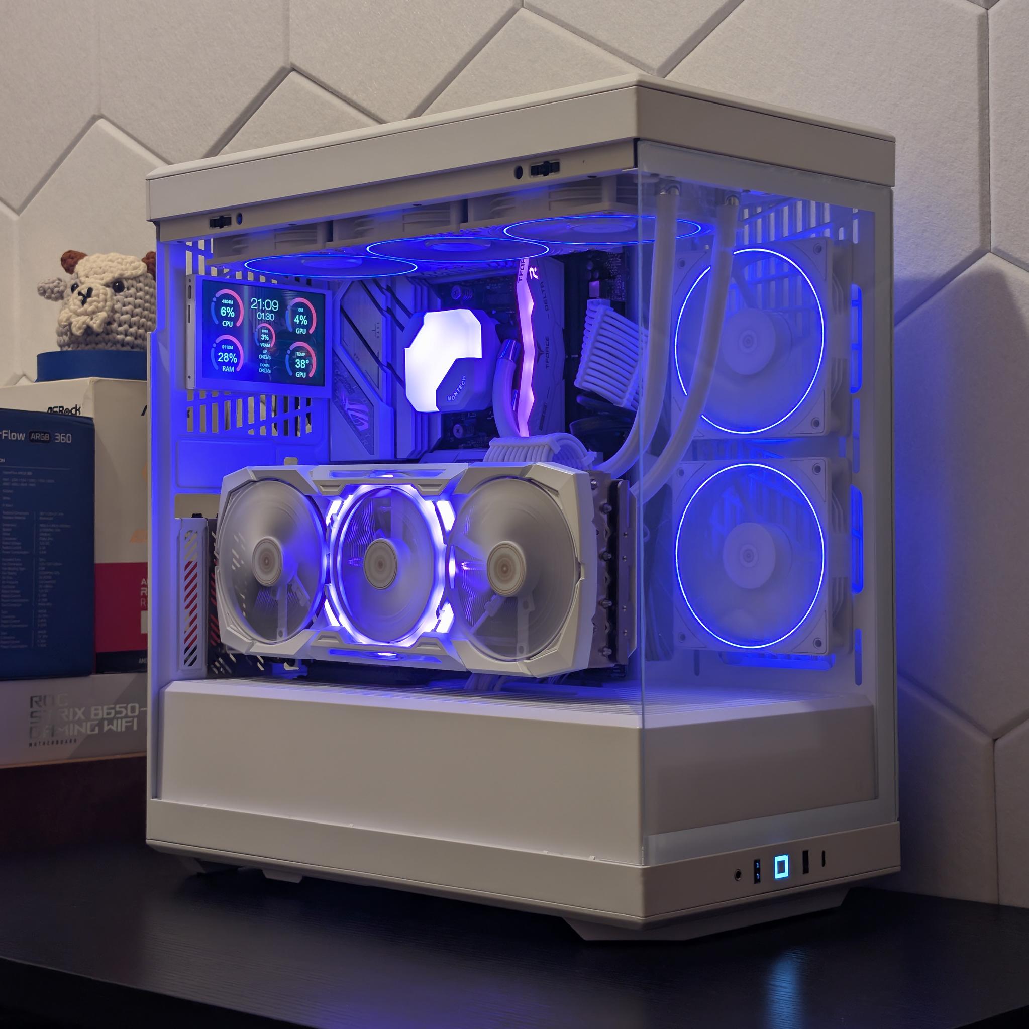 🦢🤍4K Gaming Beast | RX 7900XTX | Ryzen 9 7900X | 2TB SSD | 32GB RAM | WiFi 6 & Bluetooth🤍🦢