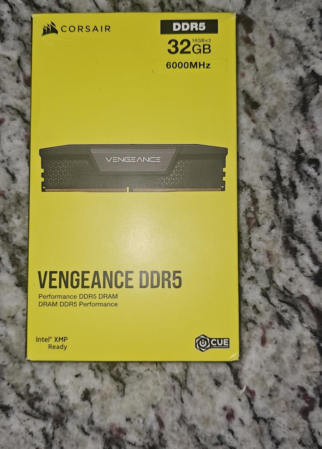Corsair Vengeance DDR5 16GBx2 XMP