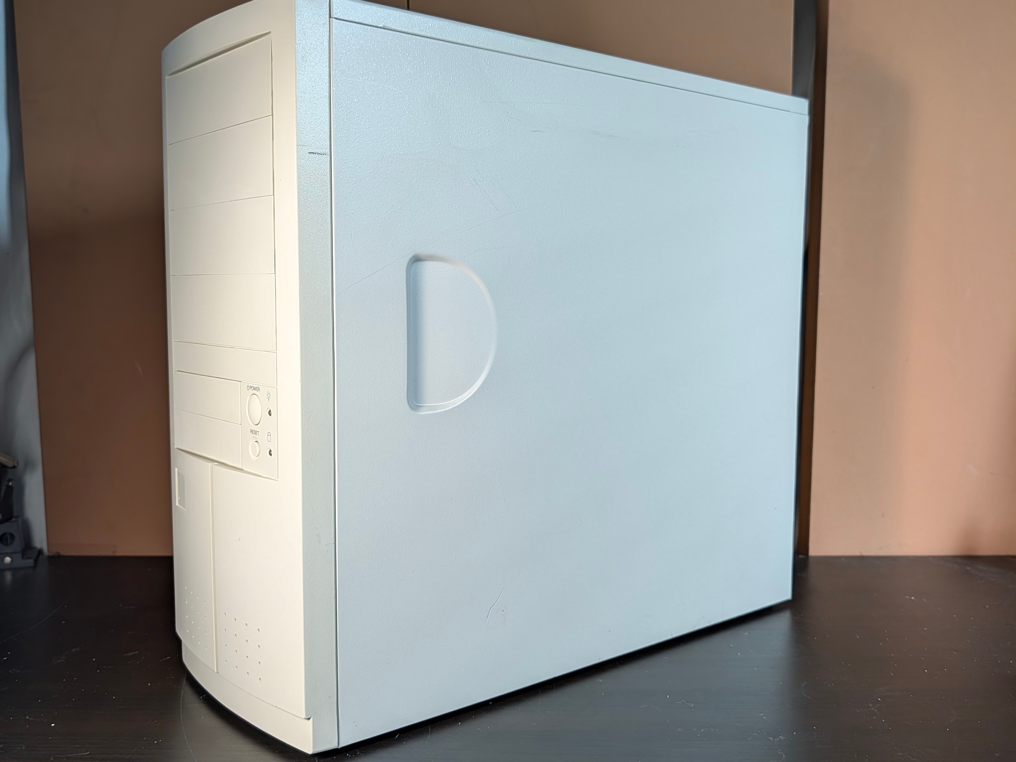 Enlight EN-7237 Vintage ATX Tower PC Case Retro Beige Sleeper