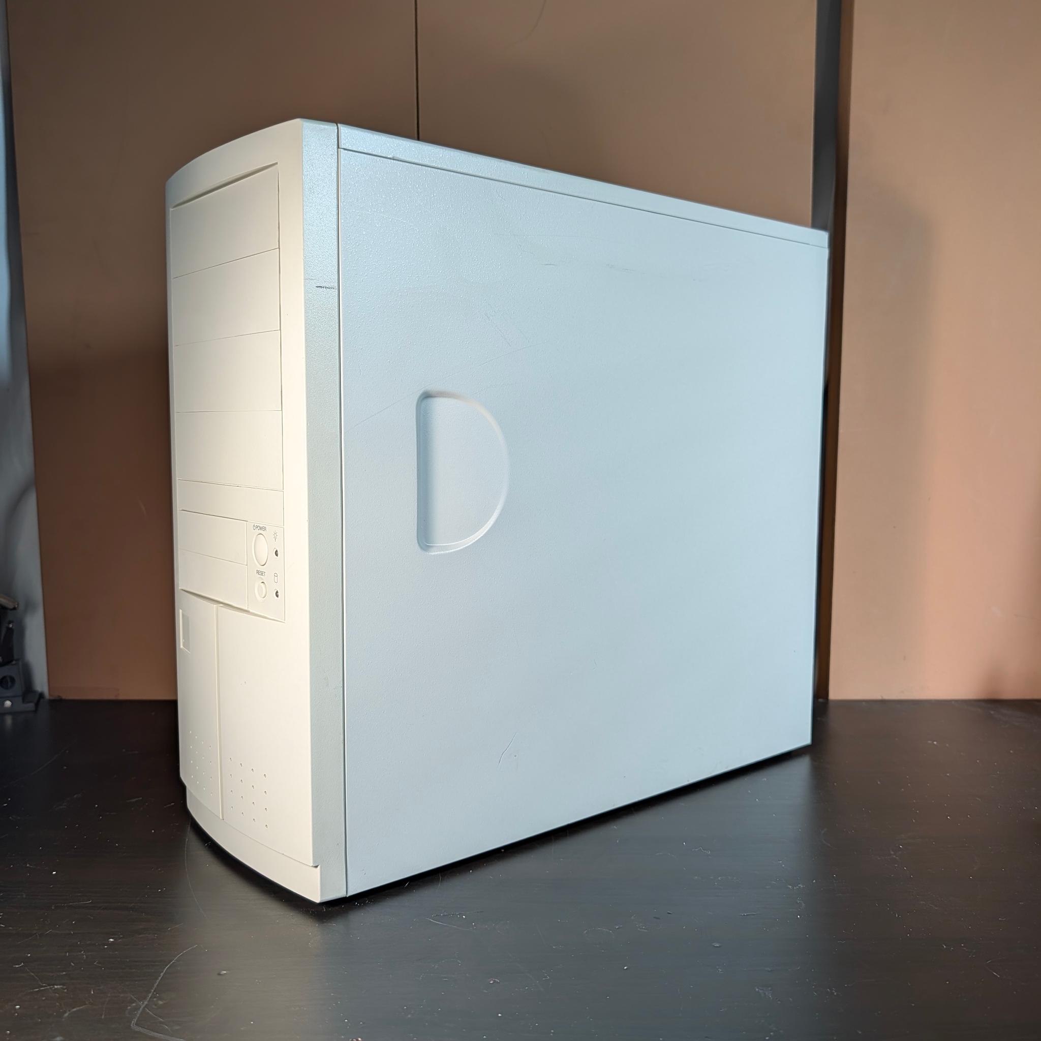 Enlight EN-7237 Vintage ATX Tower PC Case Retro Beige Sleeper