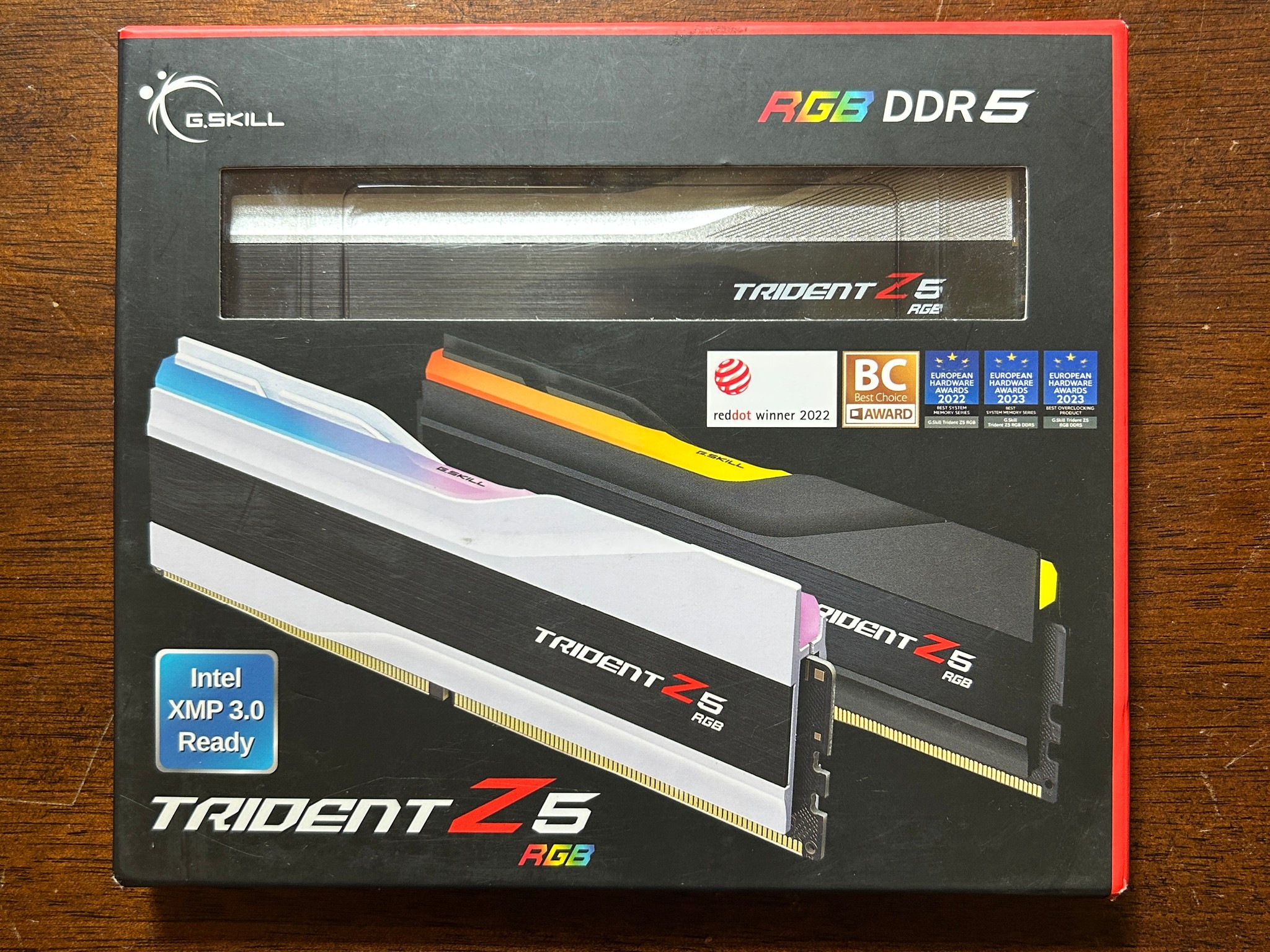 G.SKILL Trident Z5 RGB 32GB 2x16GB DDR5-7600 CL36 Silver XMP 3.0 NEW