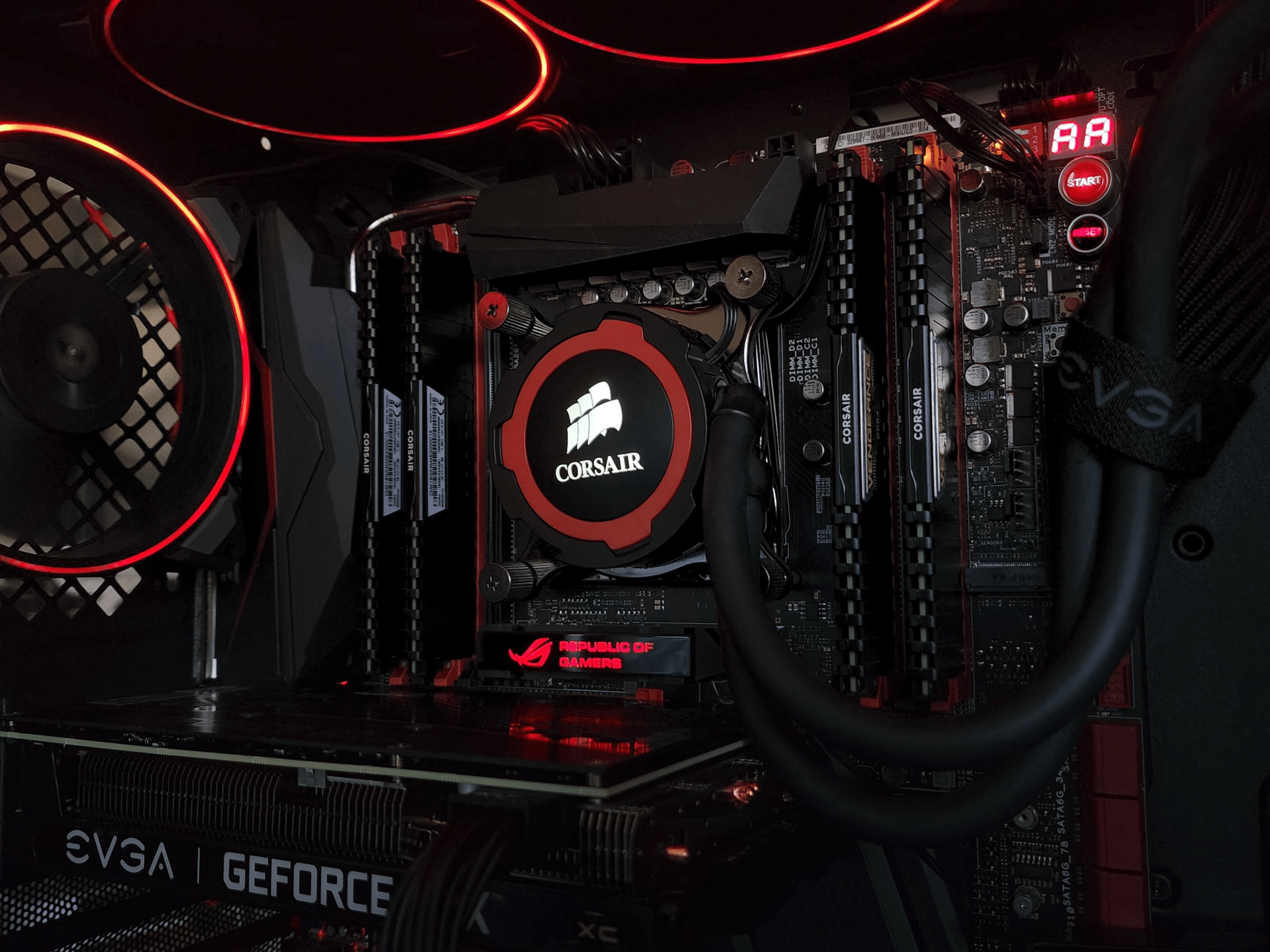 Intel Core i7 5960X // EVGA GeForce RTX 3060 // Corsair LPX 16GB 3000MHz