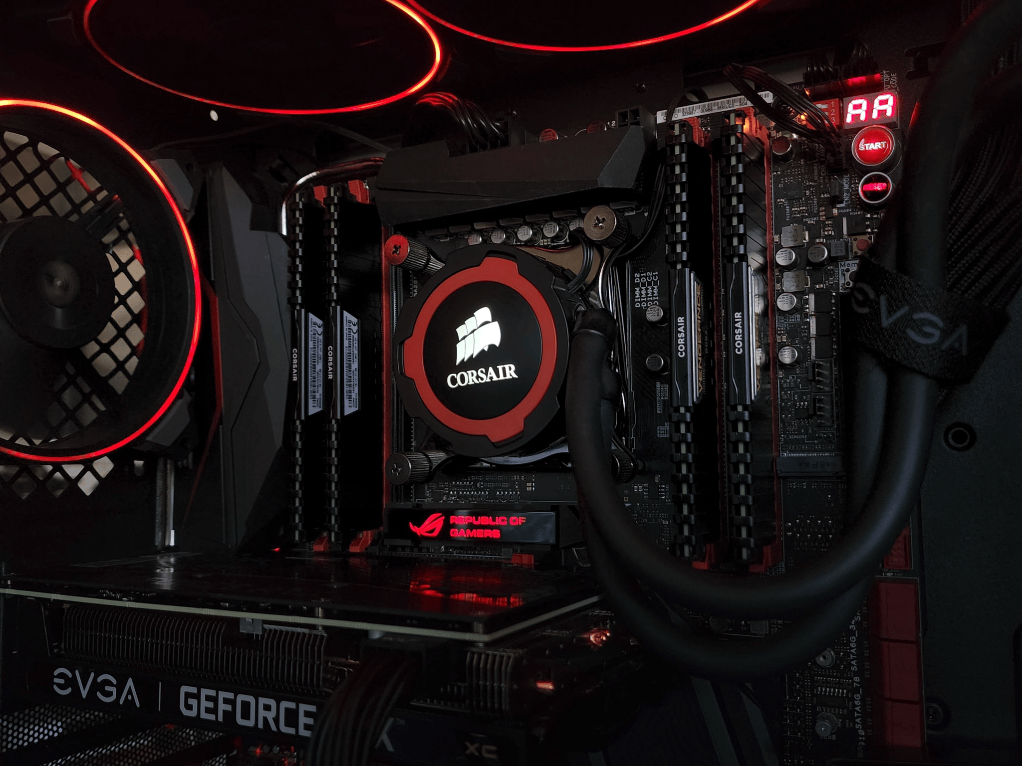 Intel Core i7 5960X // EVGA GeForce RTX 3060 // Corsair LPX 16GB 3000MHz