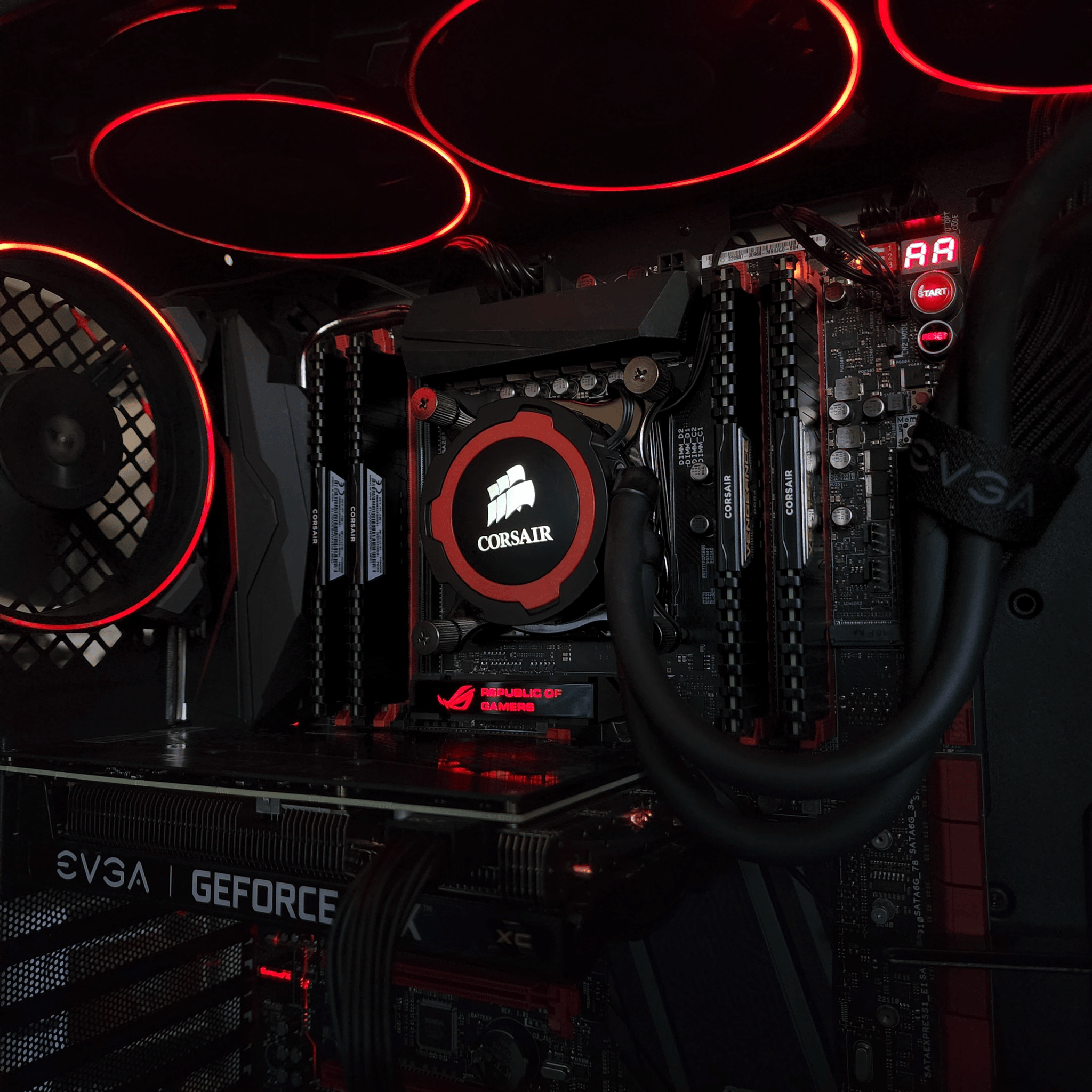 Intel Core i7 5960X // EVGA GeForce RTX 3060 // Corsair LPX 16GB 3000MHz
