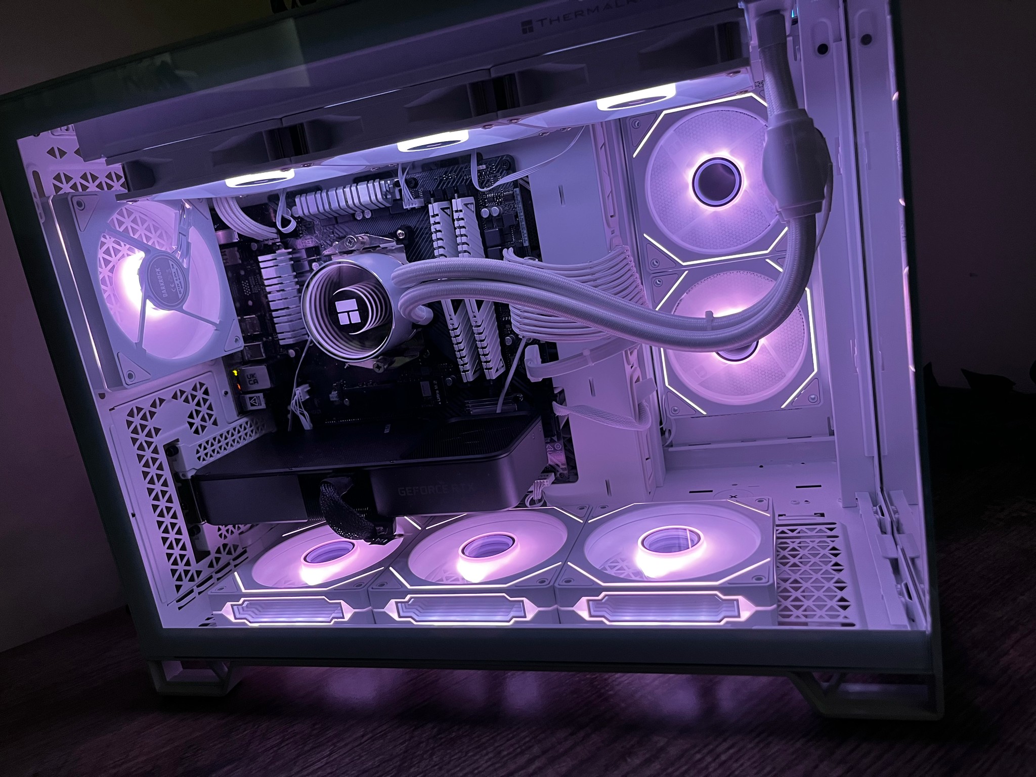 Custom Built Gaming PC - RTX 3070, Ryzen 5 5500, 16GB RAM, 1TB NVMe SSD, White AIO