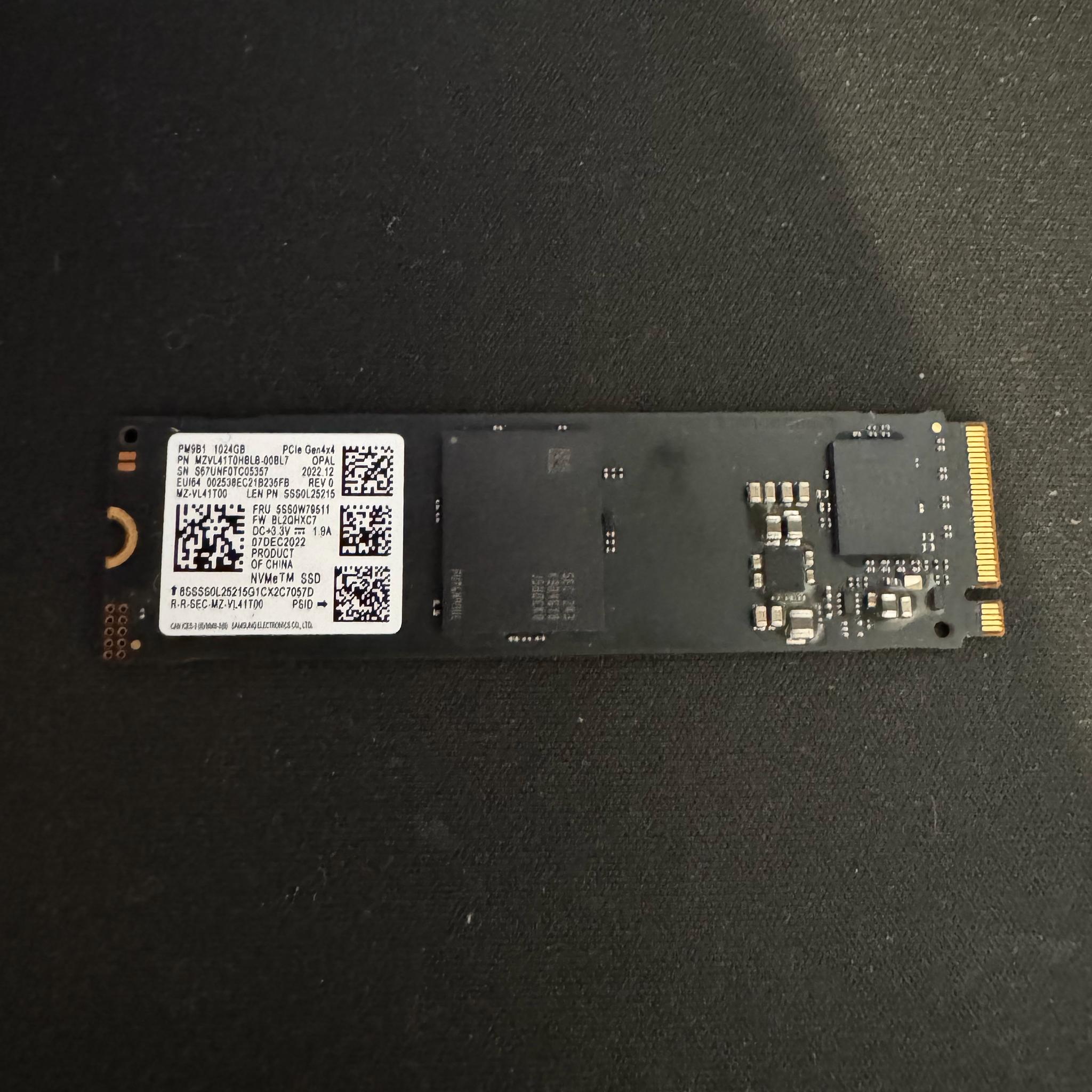 Samsung 1tb NVME SSD