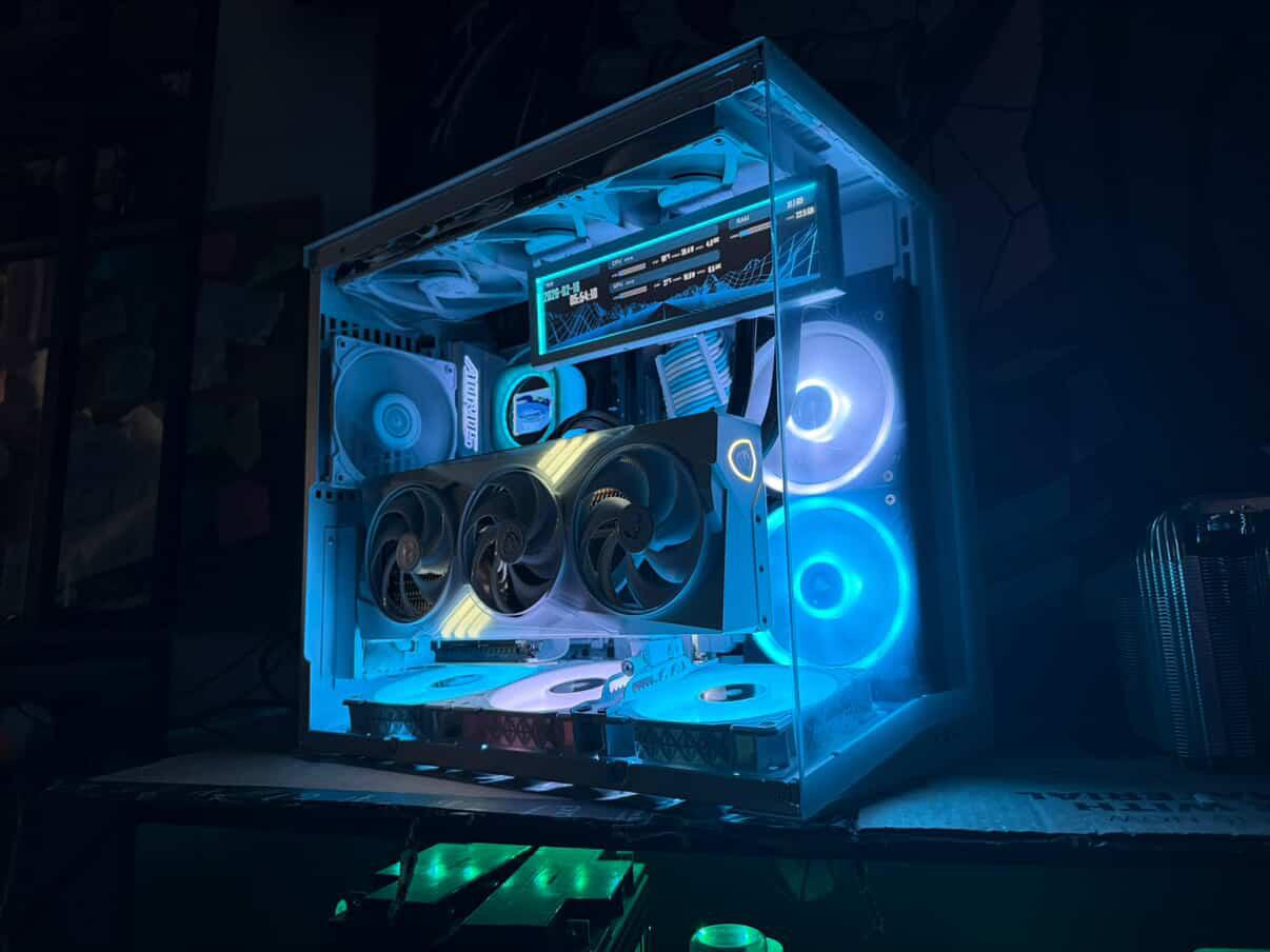 Custom High-End Gaming / Creator PC – RTX 5080 White Build