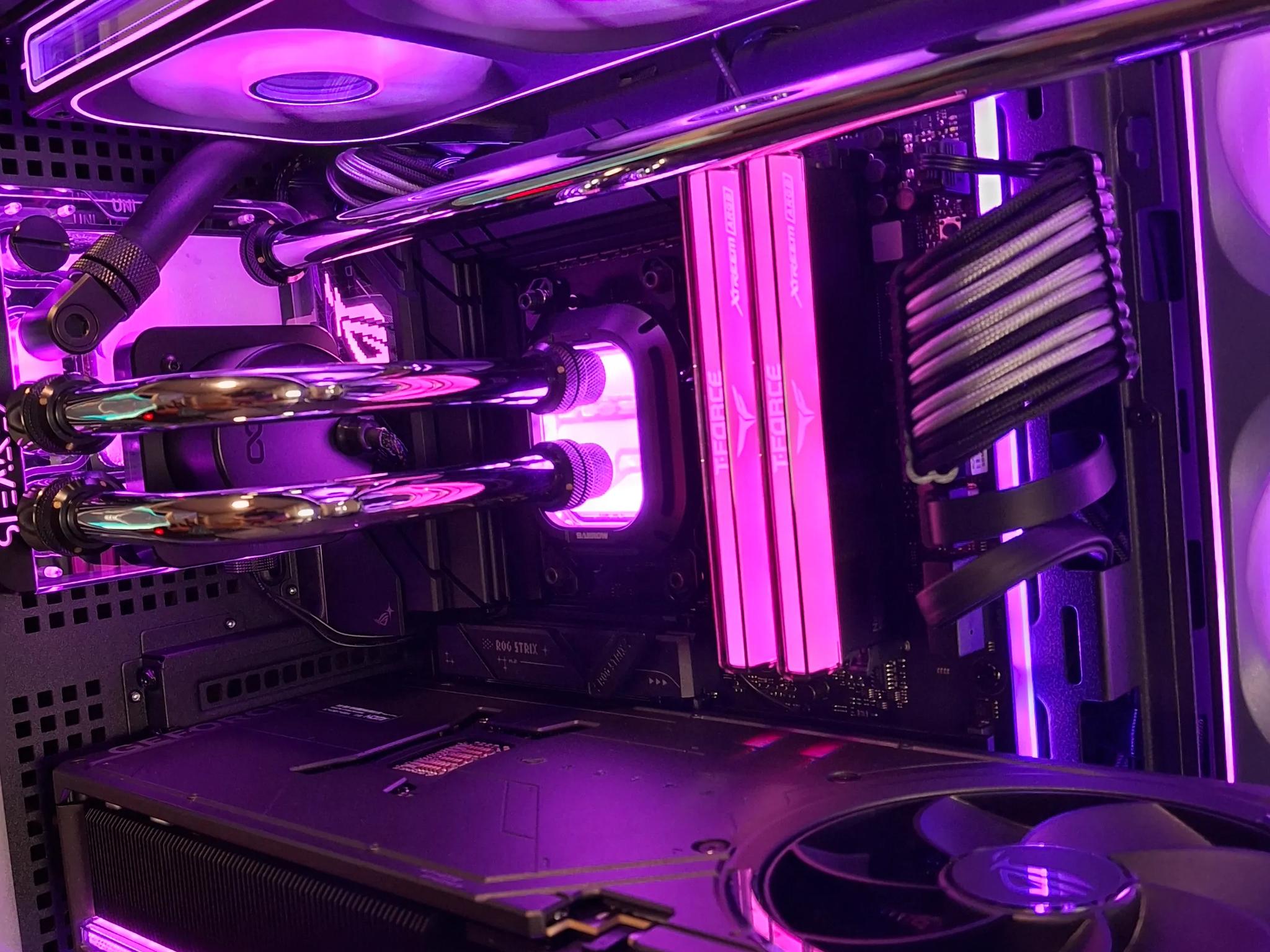 Custom Liquid-Cooled AMD Ryzen 7 9800X3D, Asus Astral OC RTX 5080, 32GB DDR5, 2TB SSD, 1000w