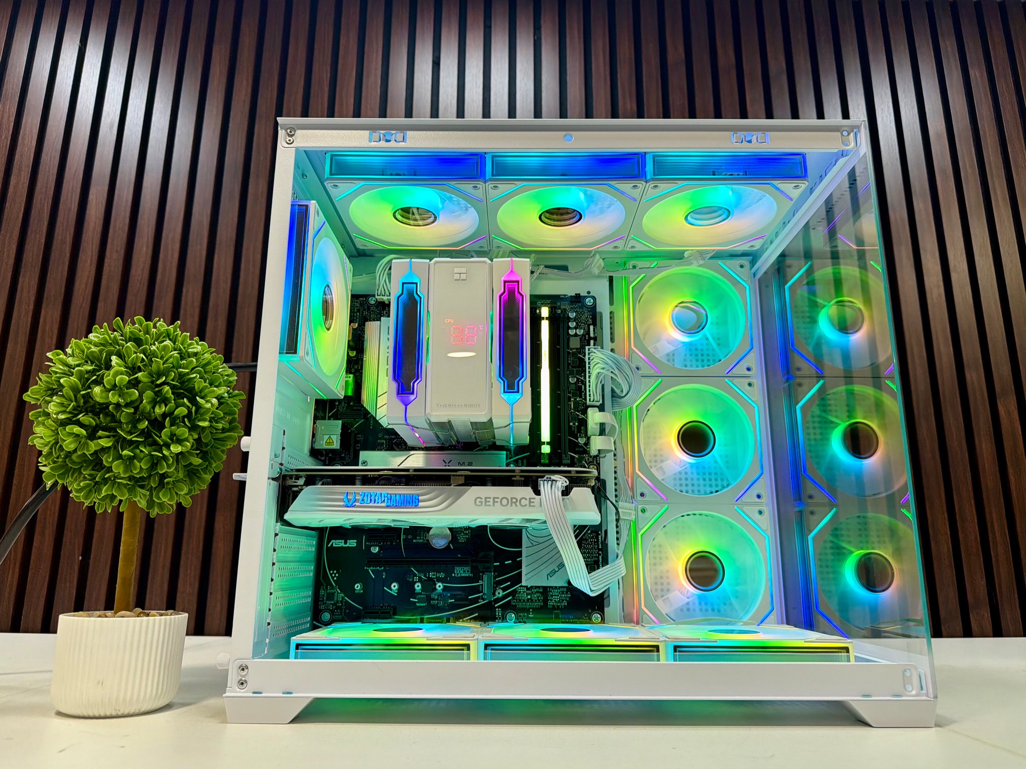 RTX 4070 Super | Ryzen 9600X | 16GB DDR5 | 1TB M.2 | 850 Watt Gold PSU | LCD AIO