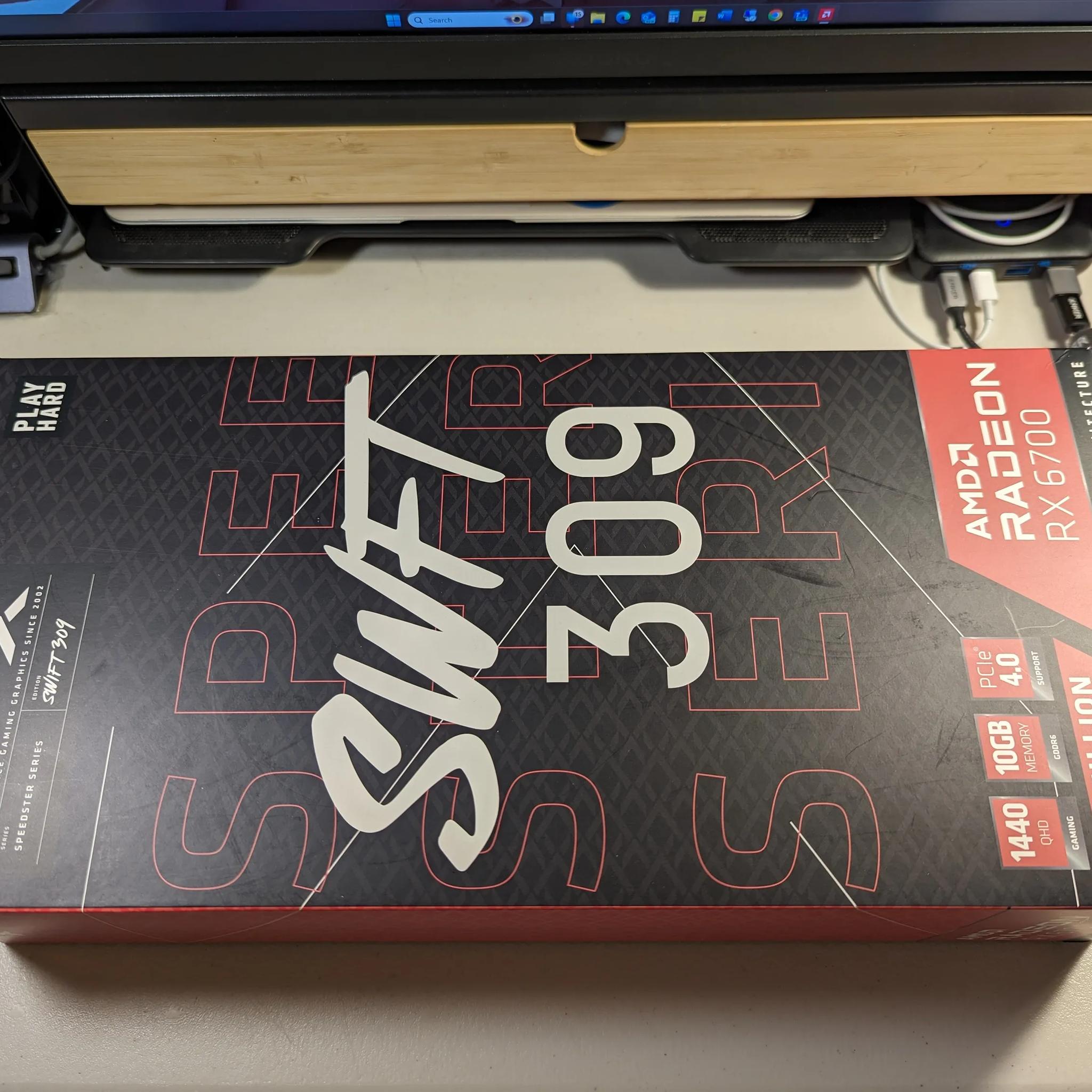 XFX Speedster SWFT 309 Radeon RX 6700 non-XT 10 GB; Gently Used, Like New, Great for High-FPS 1080p!