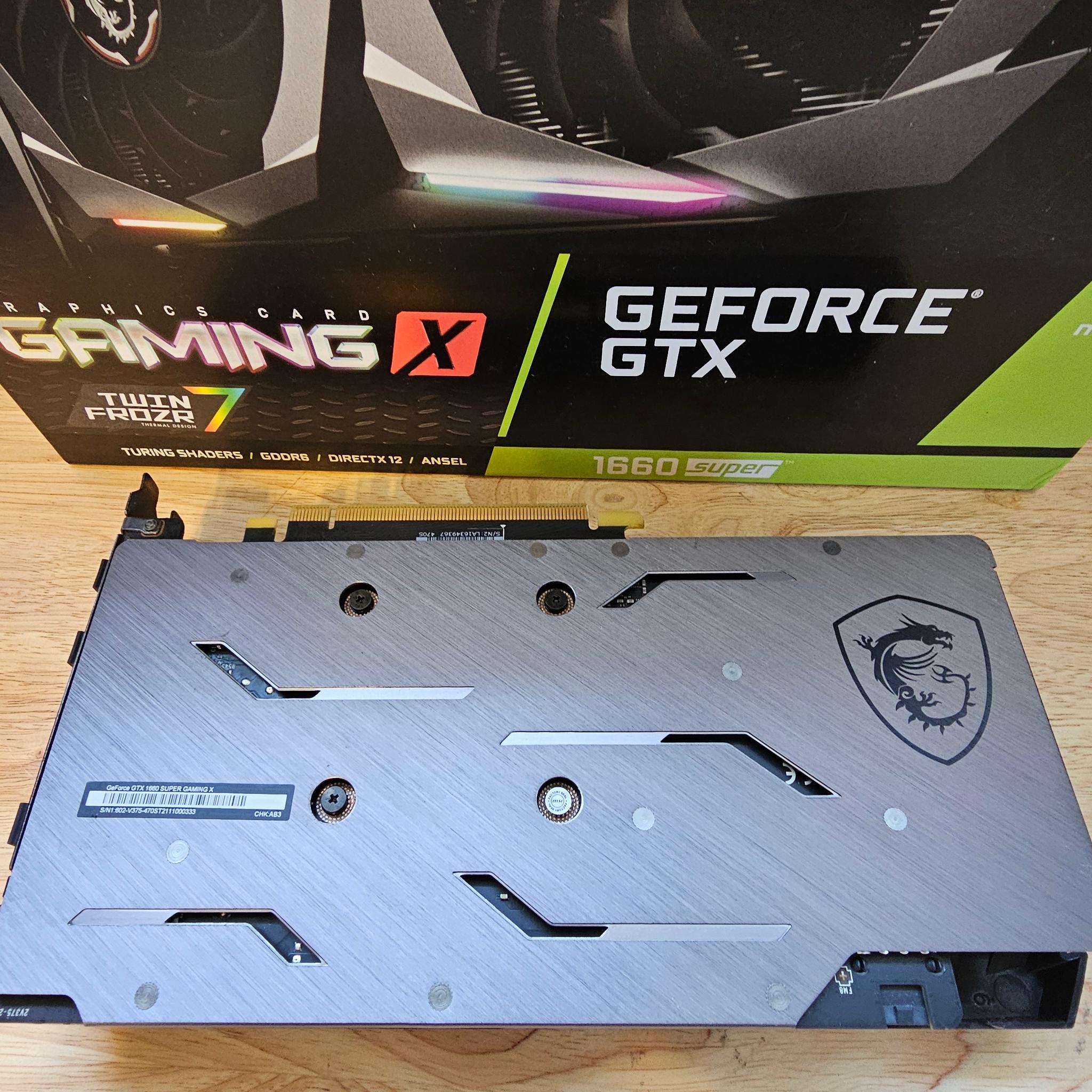 MSI GAMING X GeForce GTX 1660 SUPER