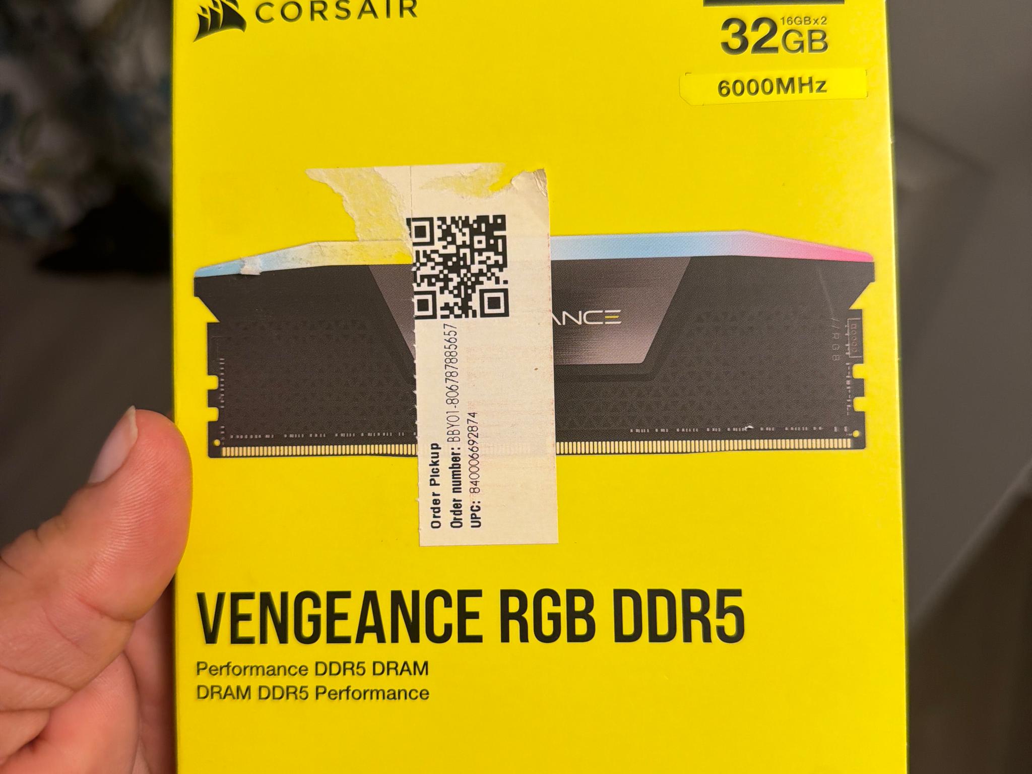 Corsair Vengeance RGB 32 GB (2 x 16 GB) 32GB DDR5-7200 (2x16GB) - Image 3