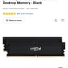 Crucial DDR5-6000 32GB (2X16GB) CL36