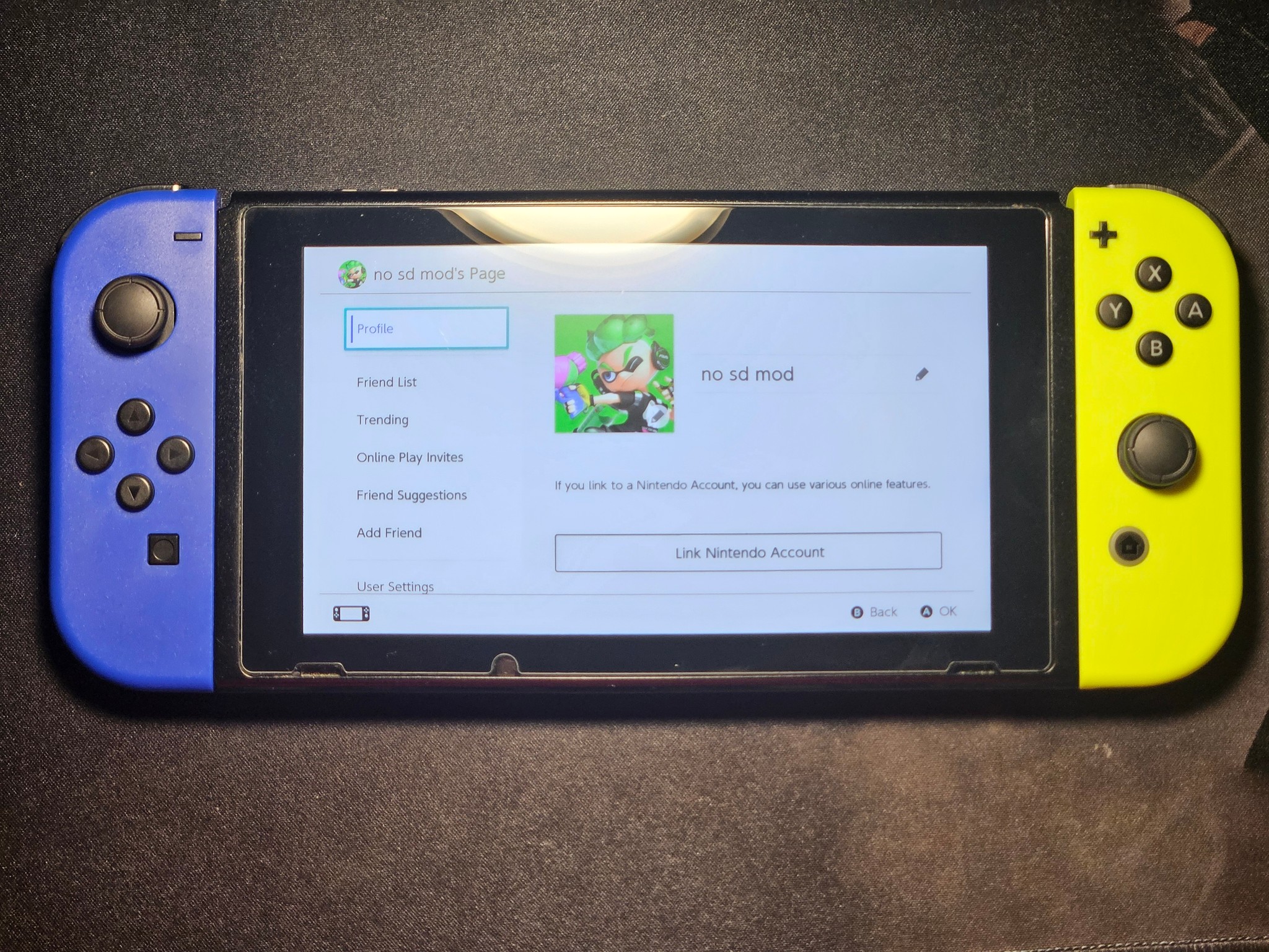 Modded Switch with Picofly Mod Very Good Condition