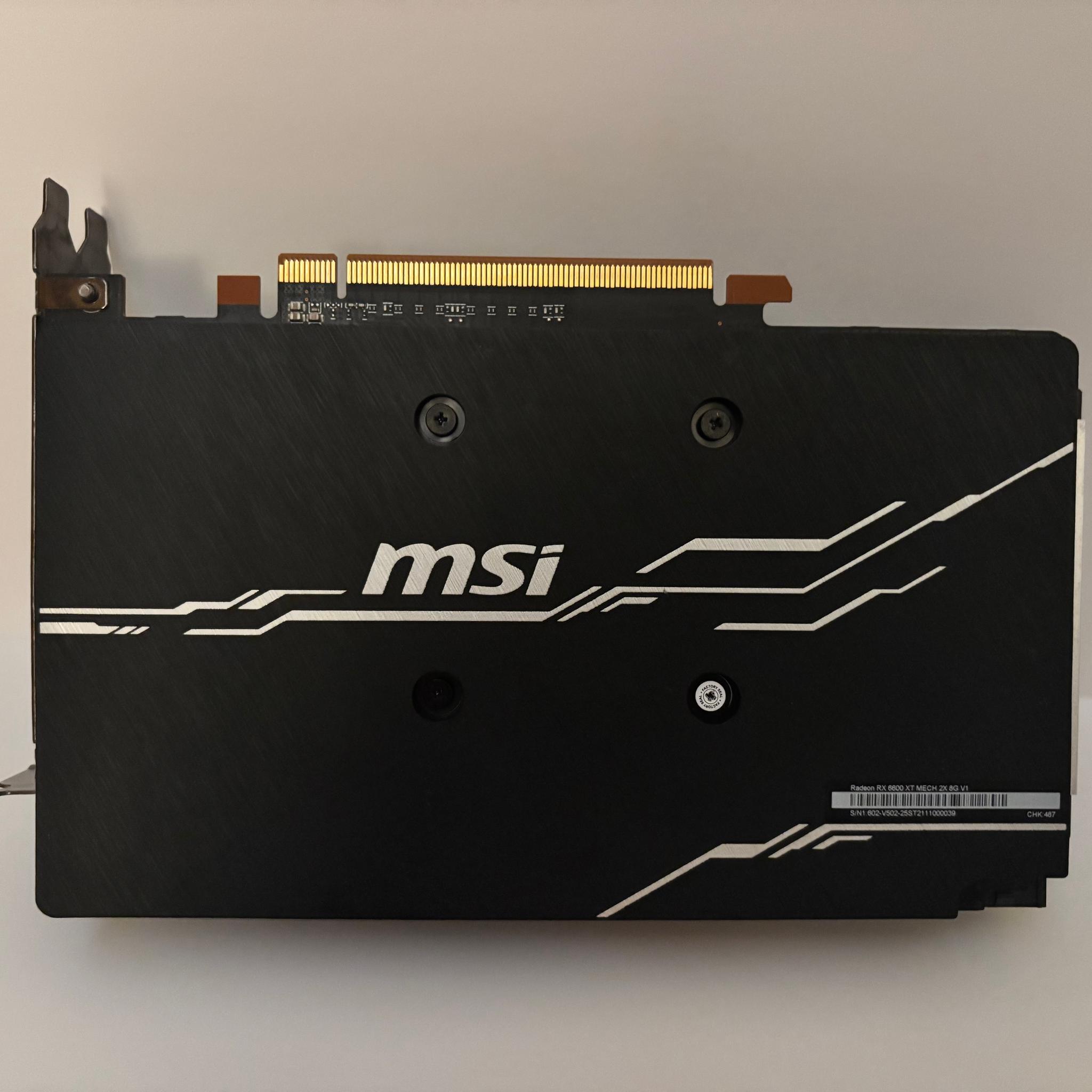 MSI Radeon RX 6600 XT MECH 2X 8G OCV1