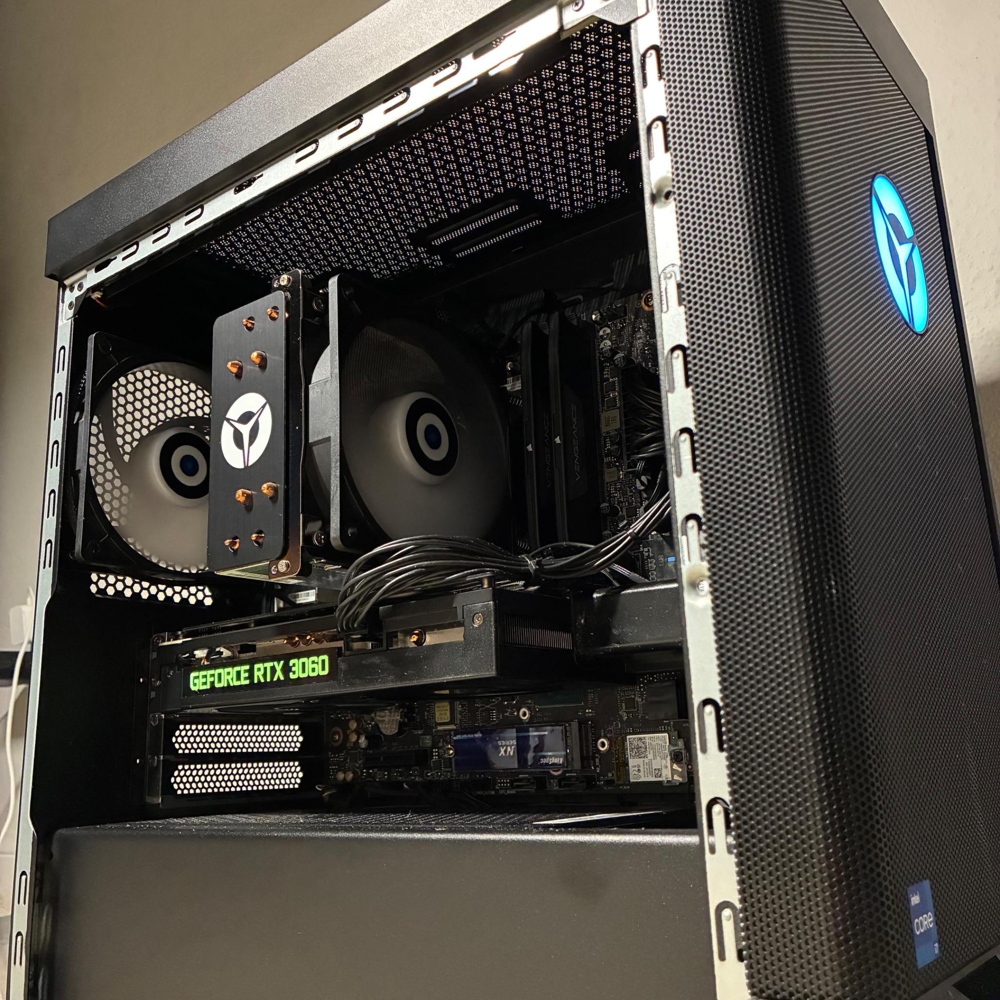 Intel Core i7-12700 - NVIDIA GeForce RTX 3060 - 32GB Memory - 256GB SSD + 1TB HDD - Lenovo Legion i5