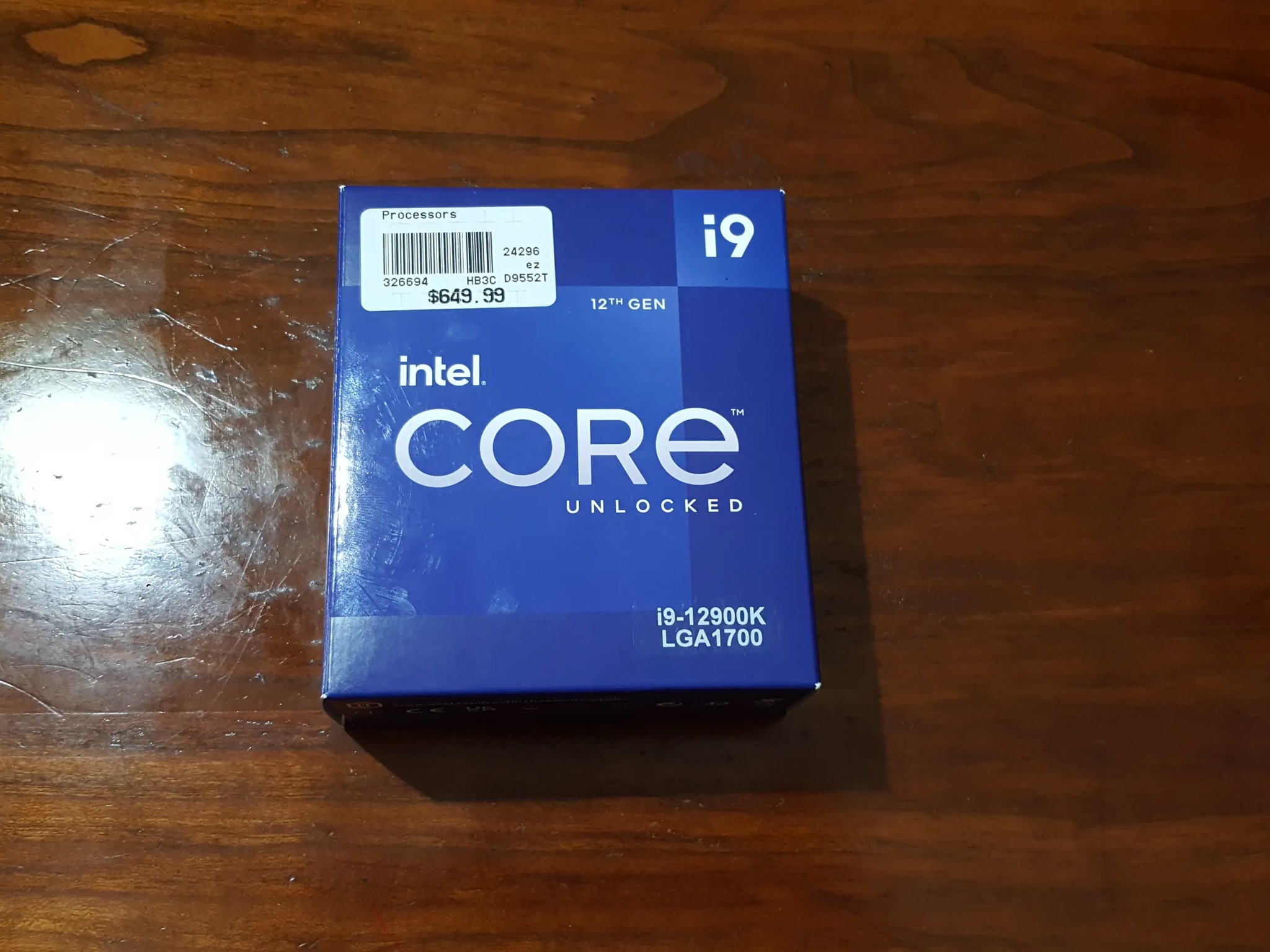 Intel Core i9-12900K CPU