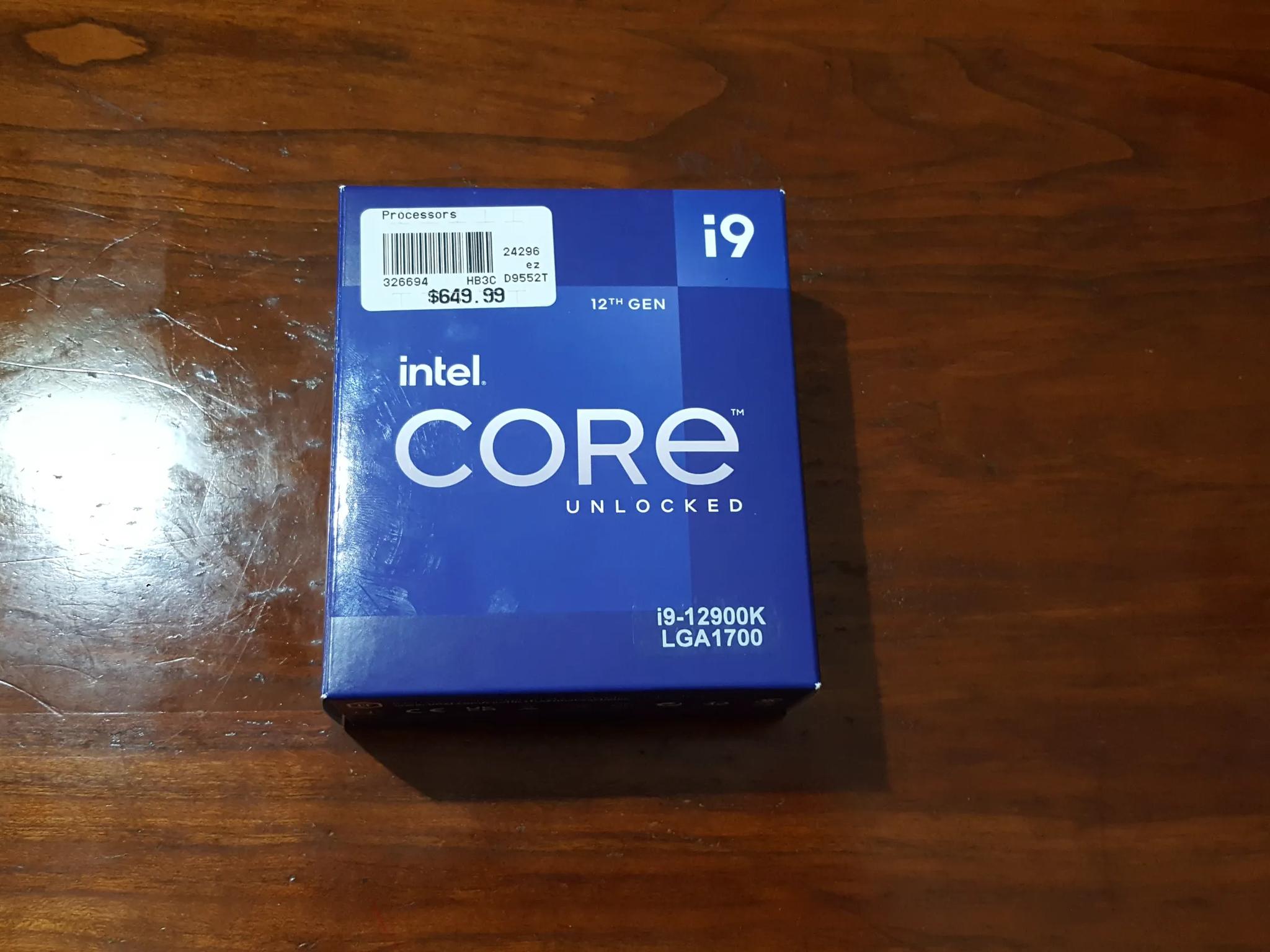 Intel Core i9-12900K CPU