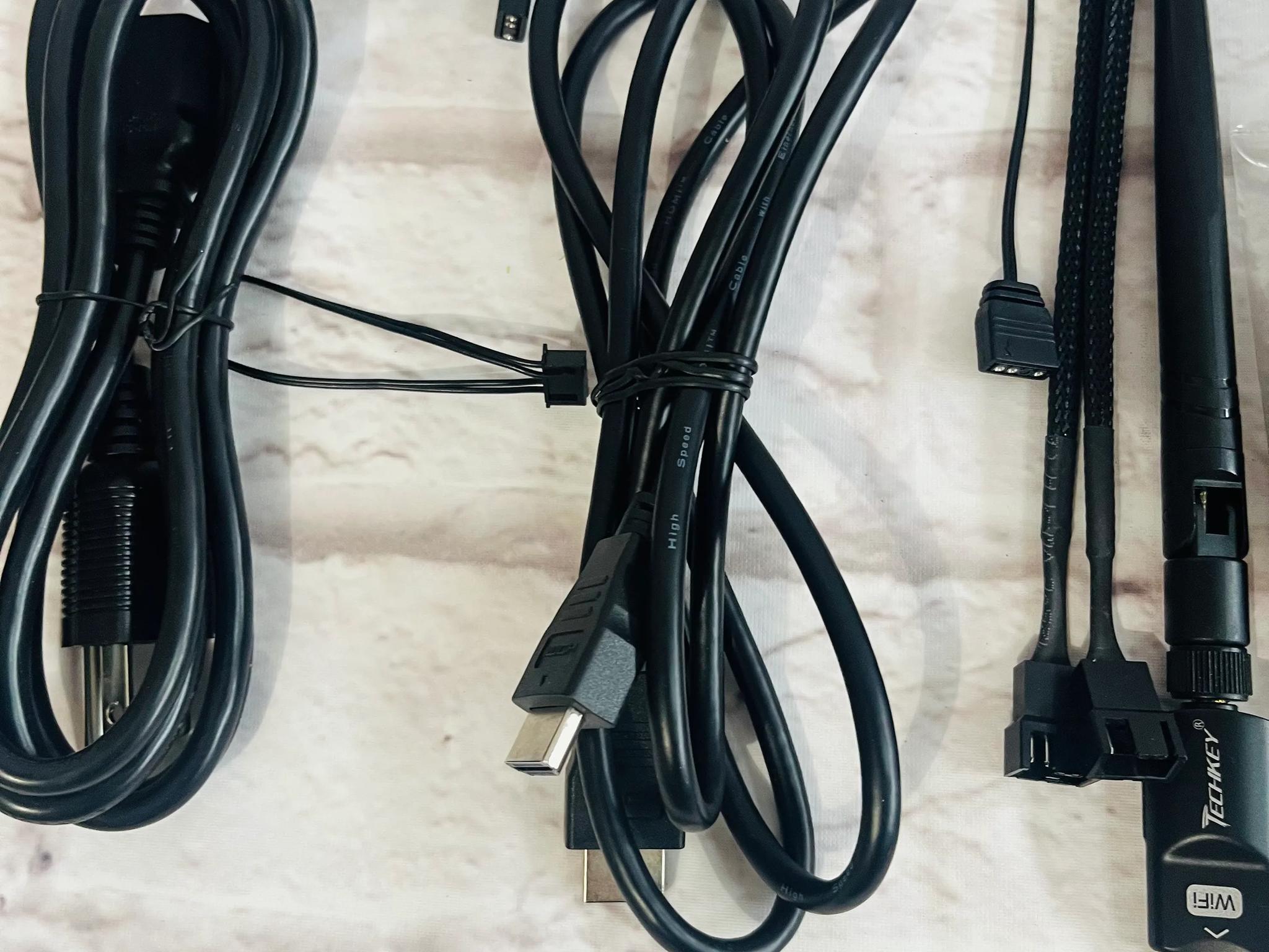 (SEE PICS) Random PC Cables and Accessories/1 WIFI Adaptor